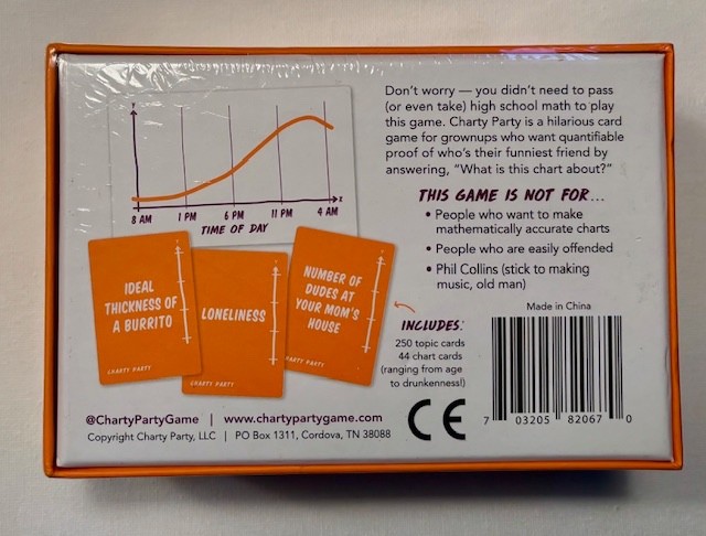 Charty Party: The Game of Absurdly Funny Charts, Adult Card Game, NIB, Sealed