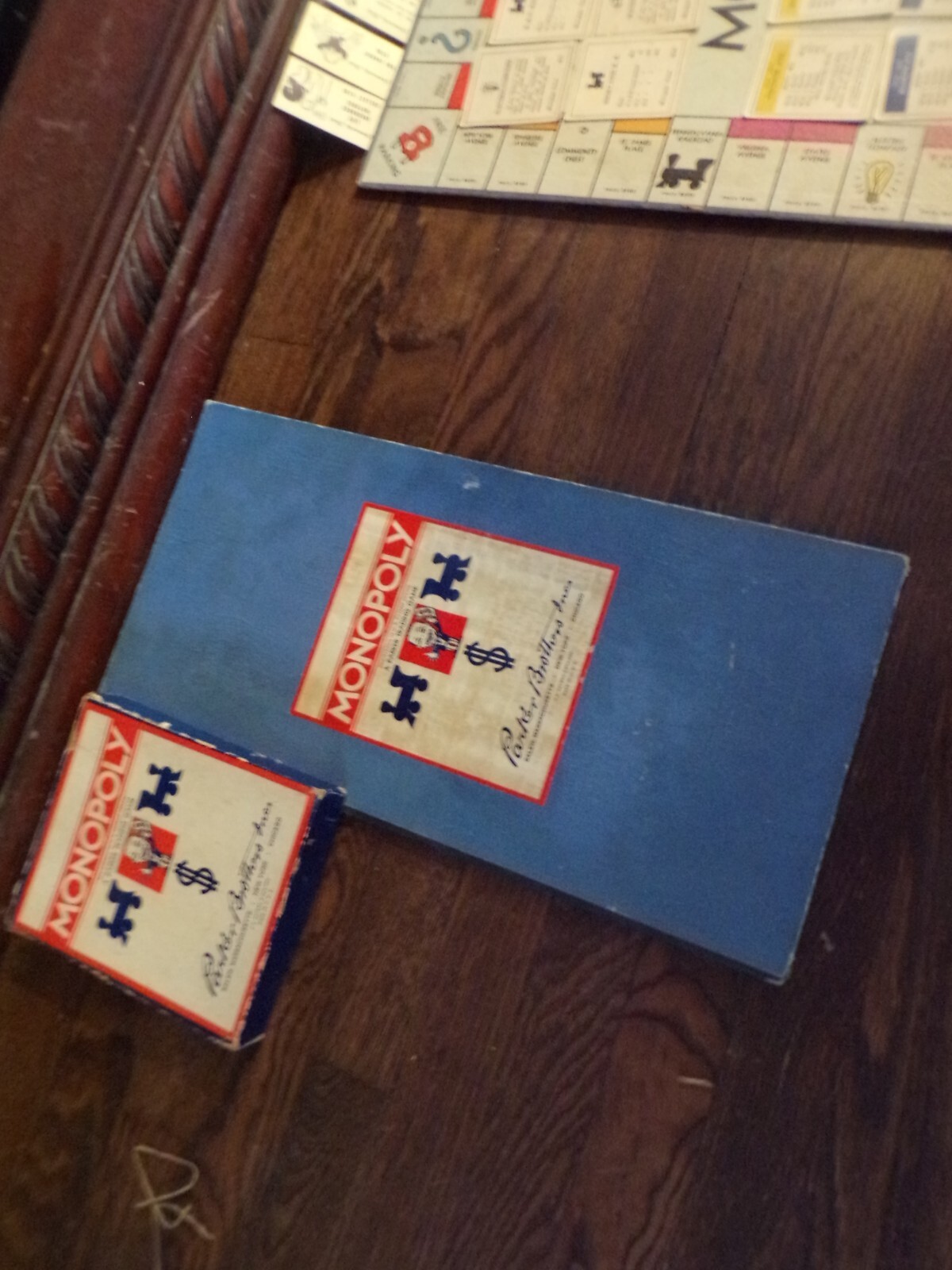 vintage 1935 Parker Brothers Trade Mark Edition Monopoly games