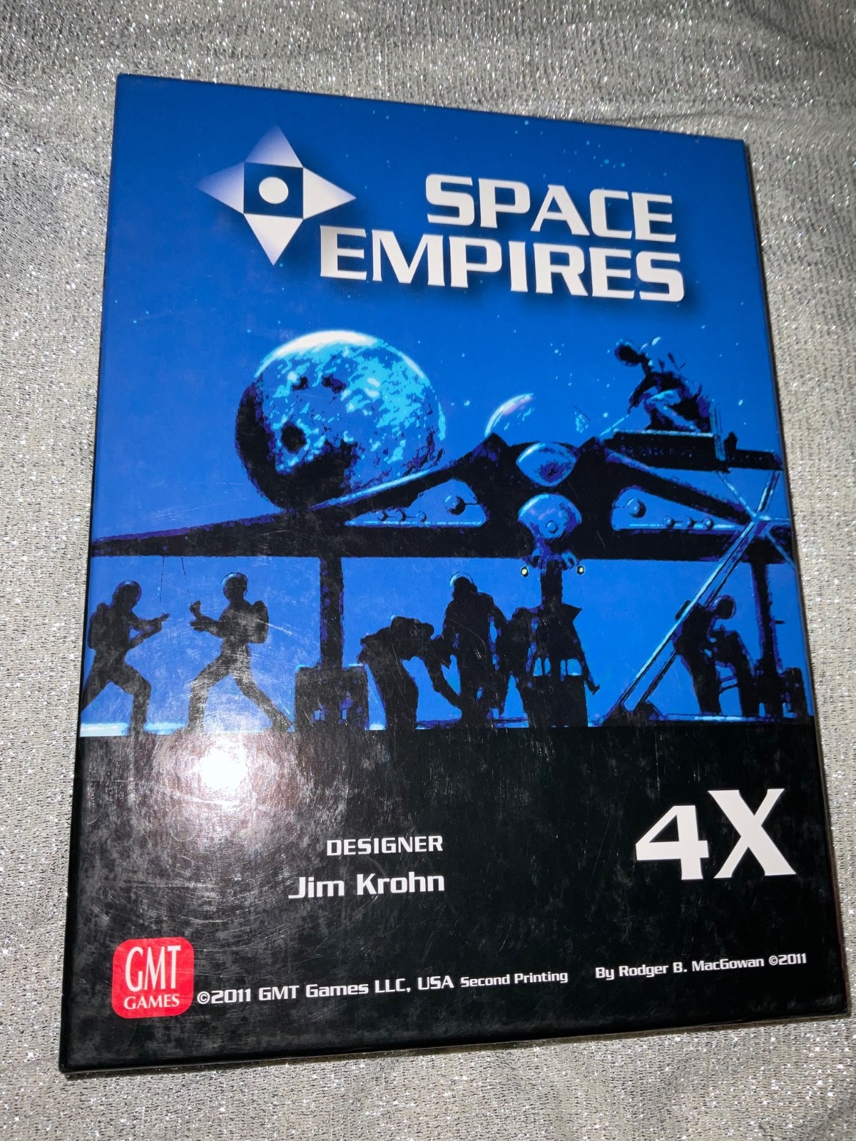 Space Empires 4X – GMT GAMES – DICE MISSING – See Pics Good Cond Incomplete
