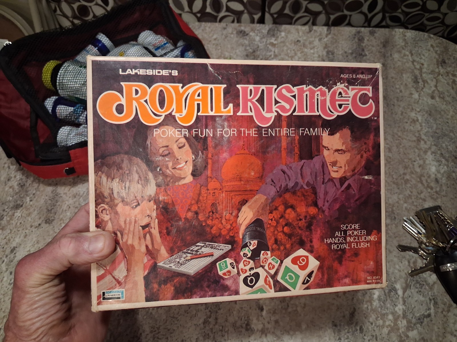 Vintage 1974 Lakeside’s Royal Kismet Poker Dice Family Game Complete RARE