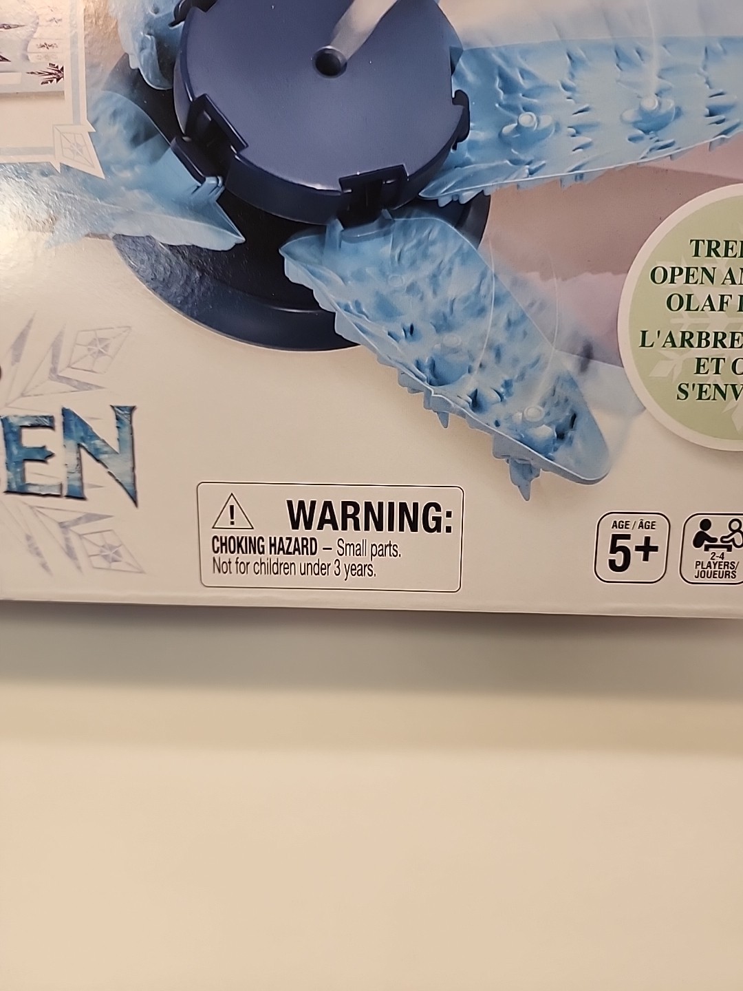 Disney Frozen Frantic Forest Olaf Board Game By Cardinal Spinmaster.