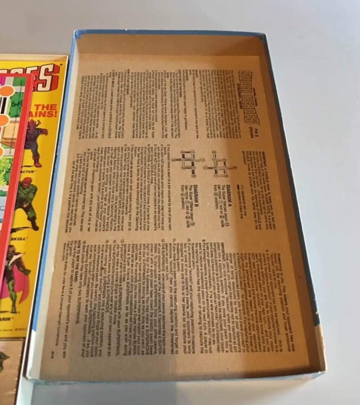 Marvel Comics Super Heroes Strategy Game VTG 1980 Milton Bradley SEALED PIECES