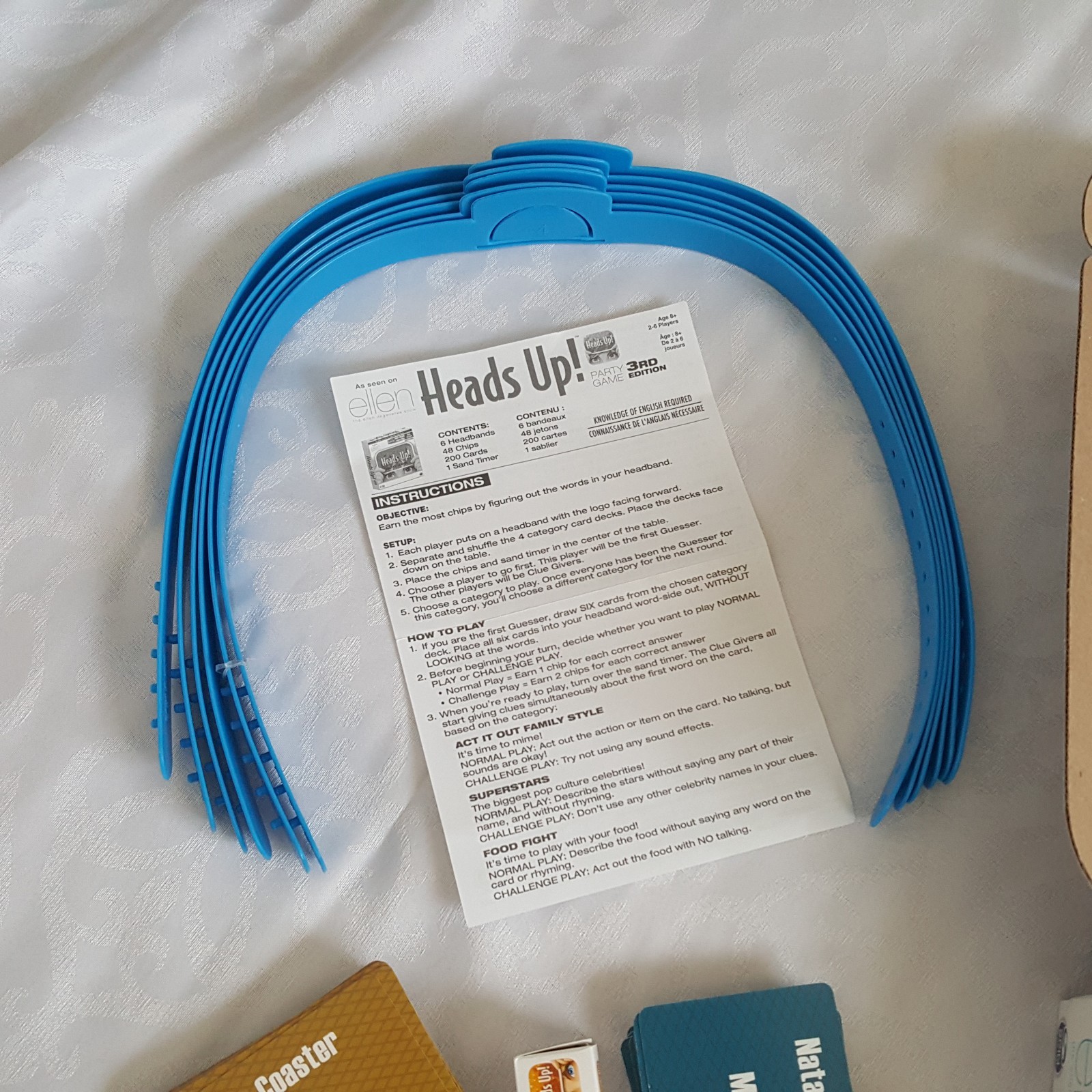 Heads Up Party Game 3rd Edition As Seen On Ellen Family Game Age 8+ Spin Master