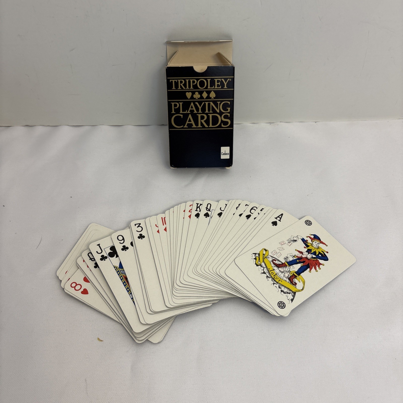 TRIPOLEY Tournament Edition NEW Cadaco 1992 Turntable Style HEARTS POKER RUMMY