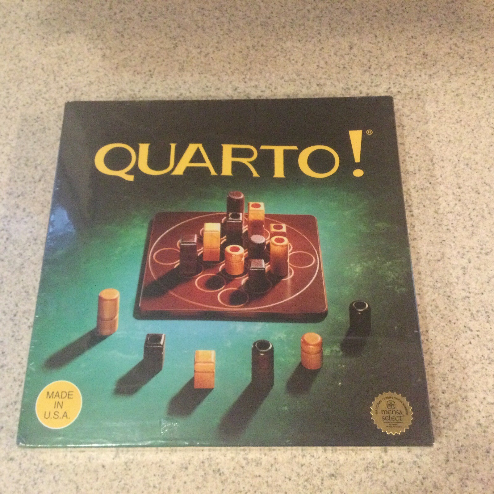New Vintage Quarto Gigamic Board Game 1991 Wooden Strategy Mensa Select