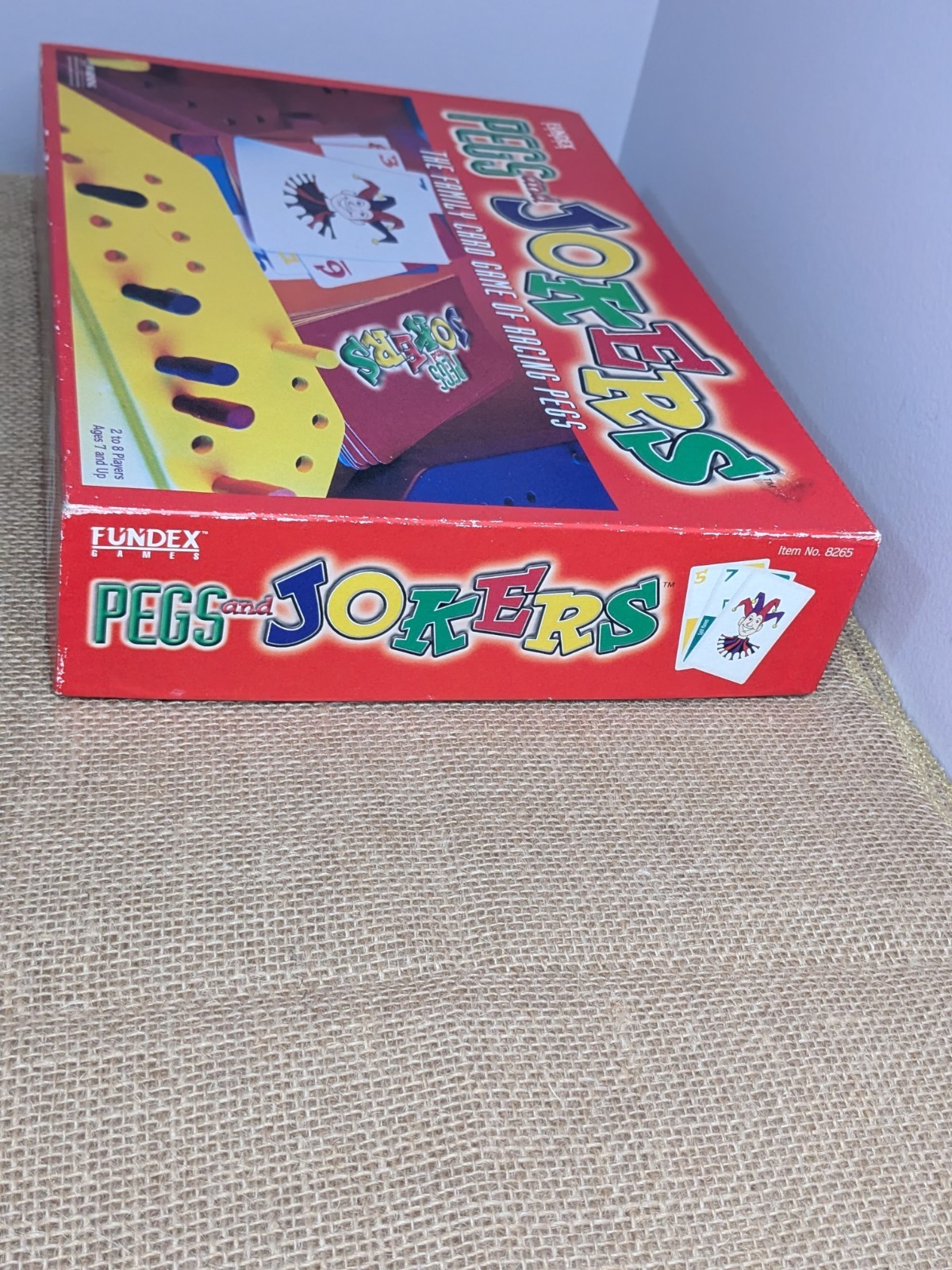 New Pegs and Jokers Game Vintage 1999 Fundex Racing Family Strategy Board Game
