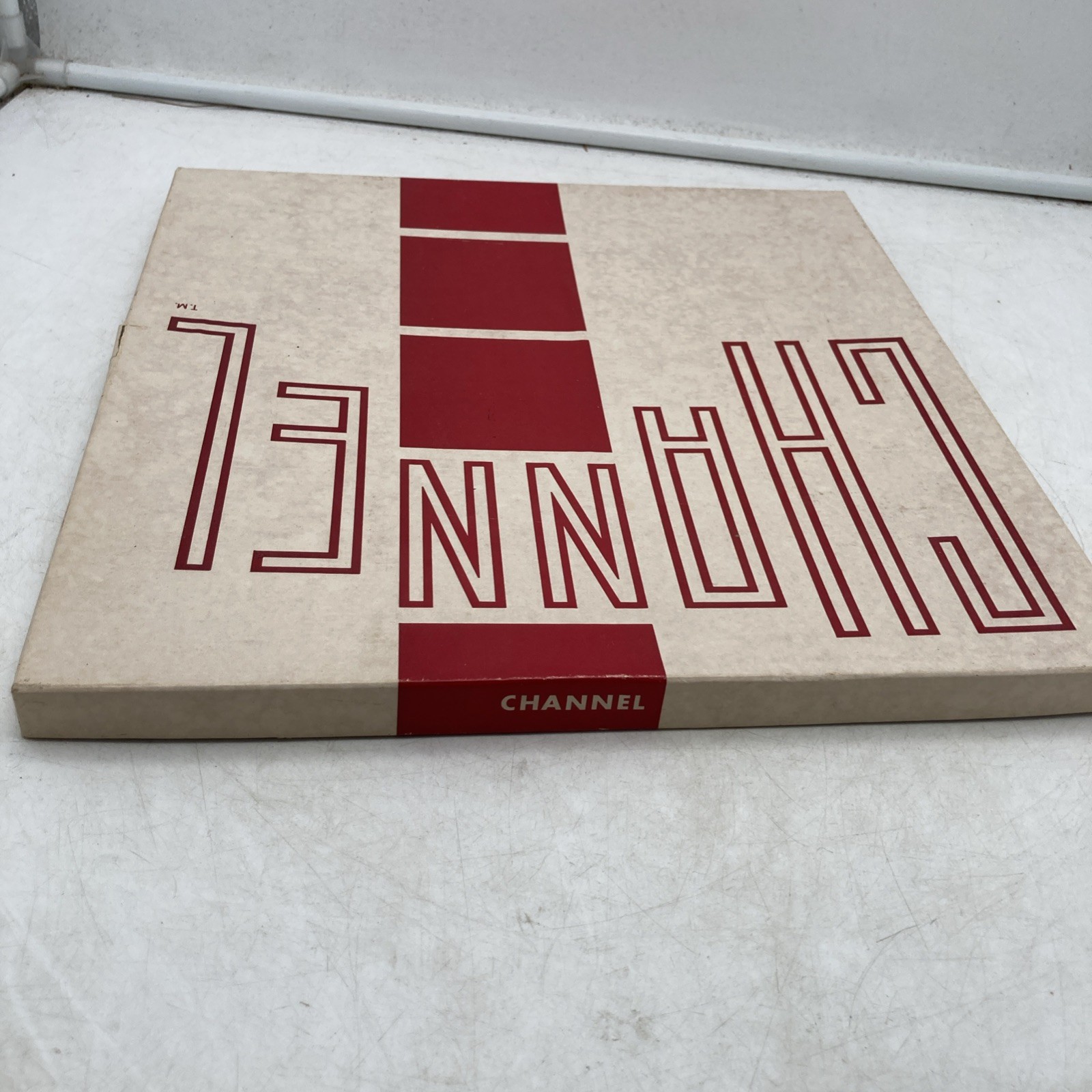 Vtg 1970s Channel Board Game RARE Abstract Strategy Graphic Red White Box LE 1st