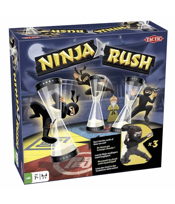 Ninja Rush Fast-Paced Frantic Family Fun Board Game – Tactic Games – BRAND NEW