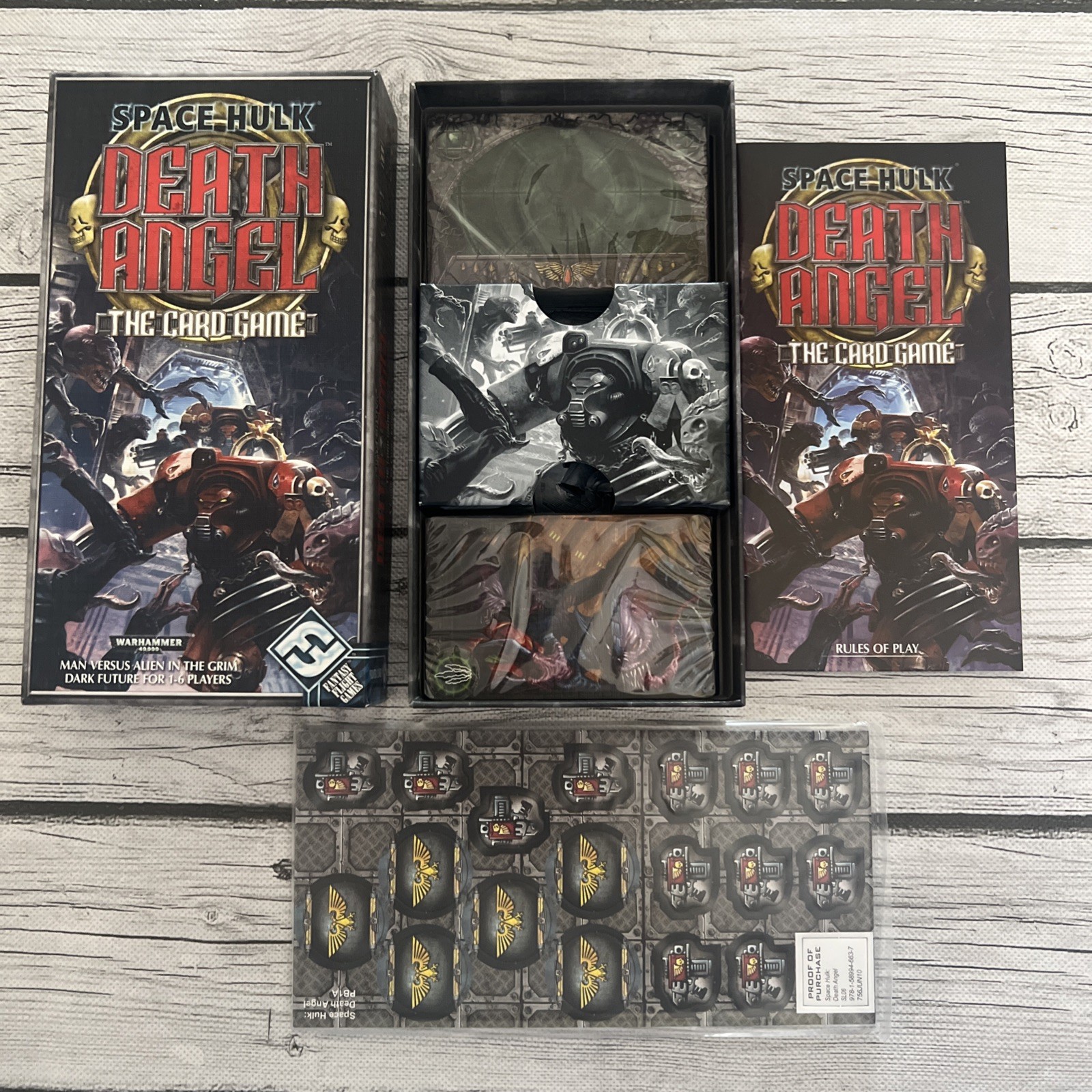 Space Hulk: Death Angel the Card Game Fantasy Flight Games 2010 – NEW open Box