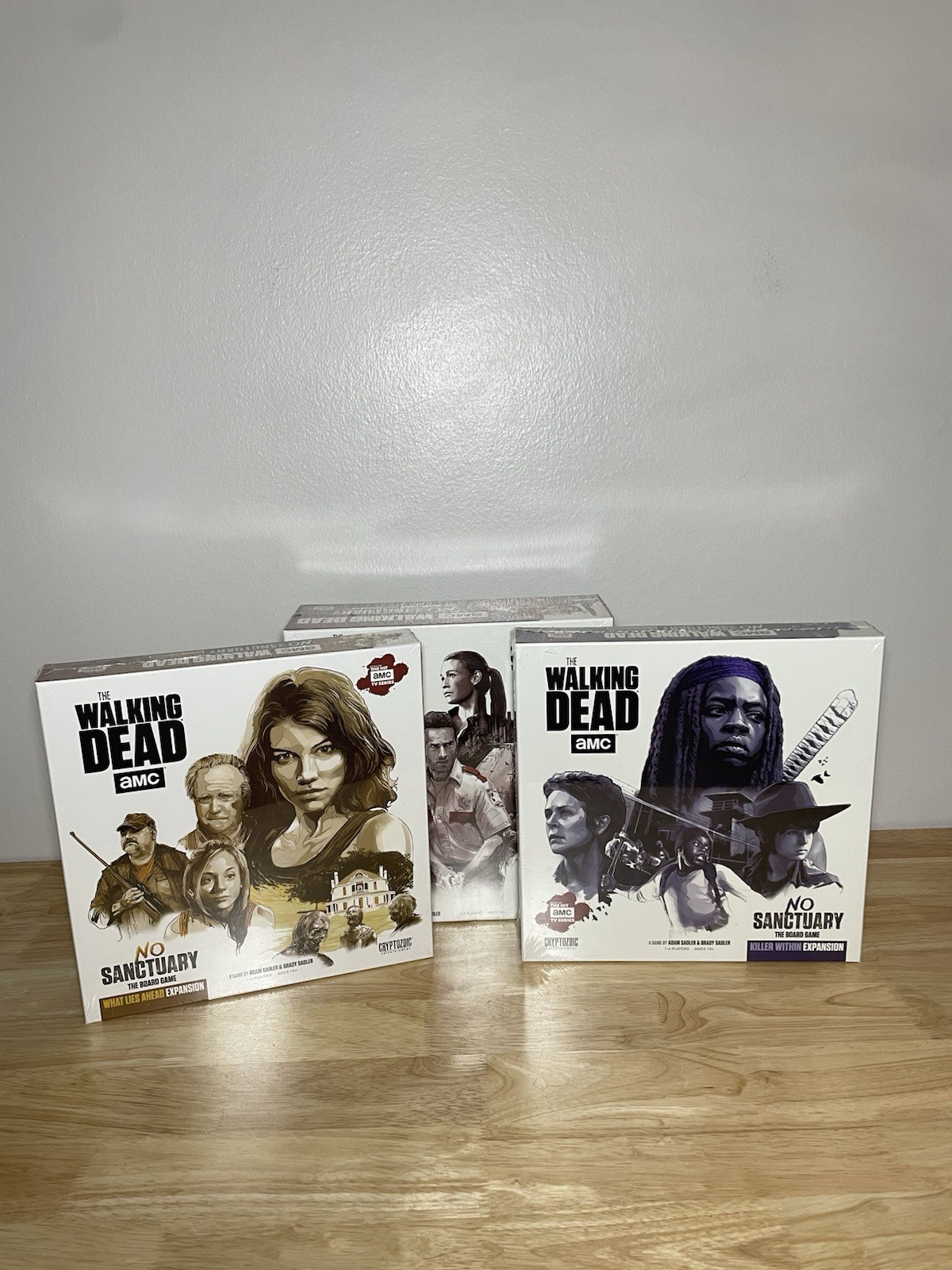 The Walking Dead No Sanctuary Board Game Kickstarter Edition Plus Expansions NEW
