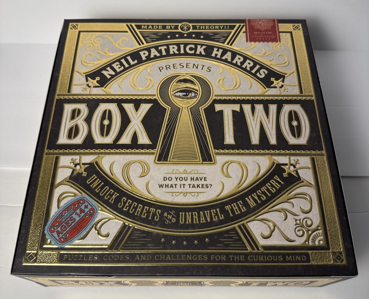 Theory 11 Box Two Neil Patrick Harris Escape Room Puzzles Codes and Challenges