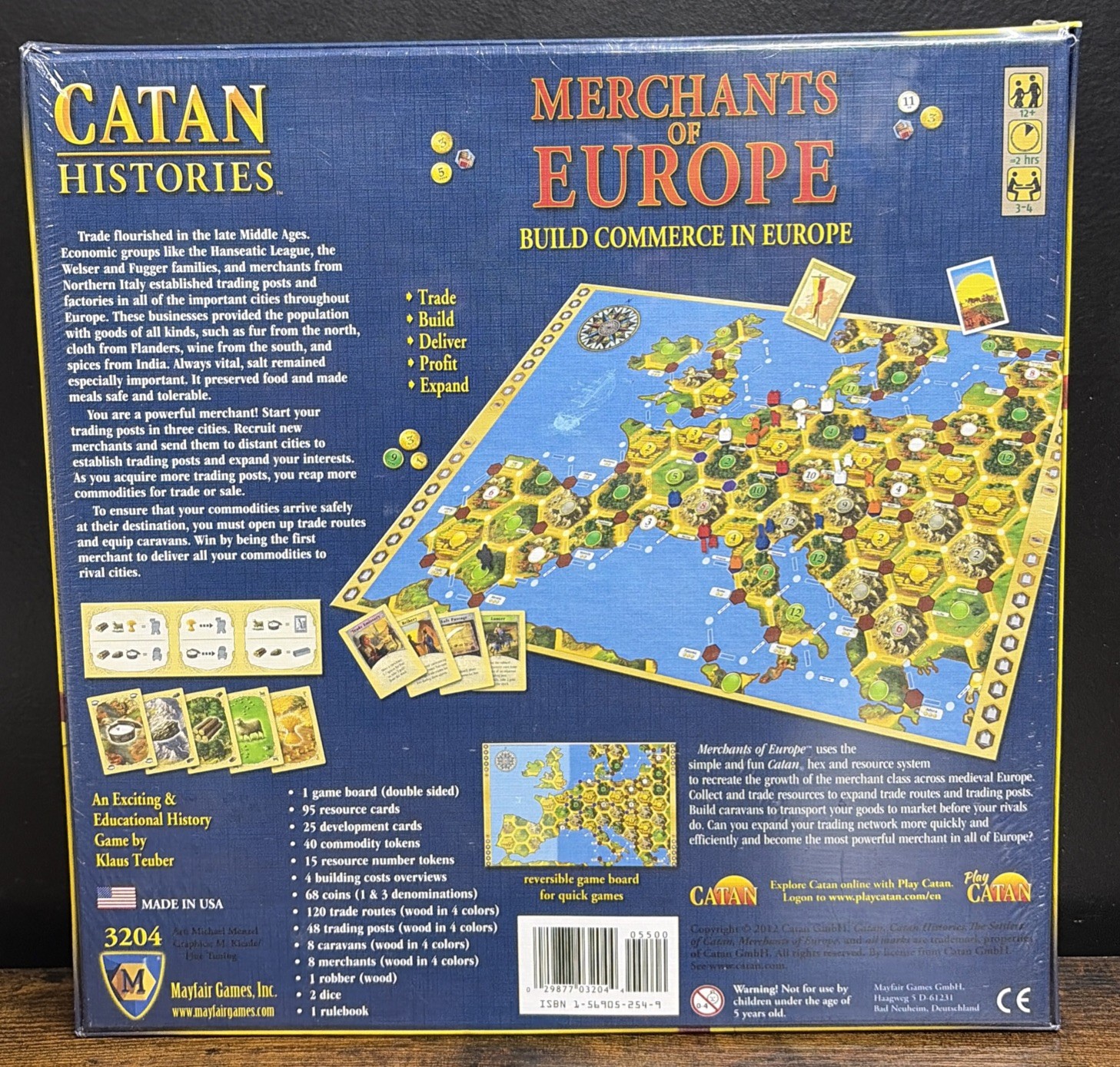 Mayfair Catan Series Catan Histories Merchants of Europe 3204 Board Game Sealed