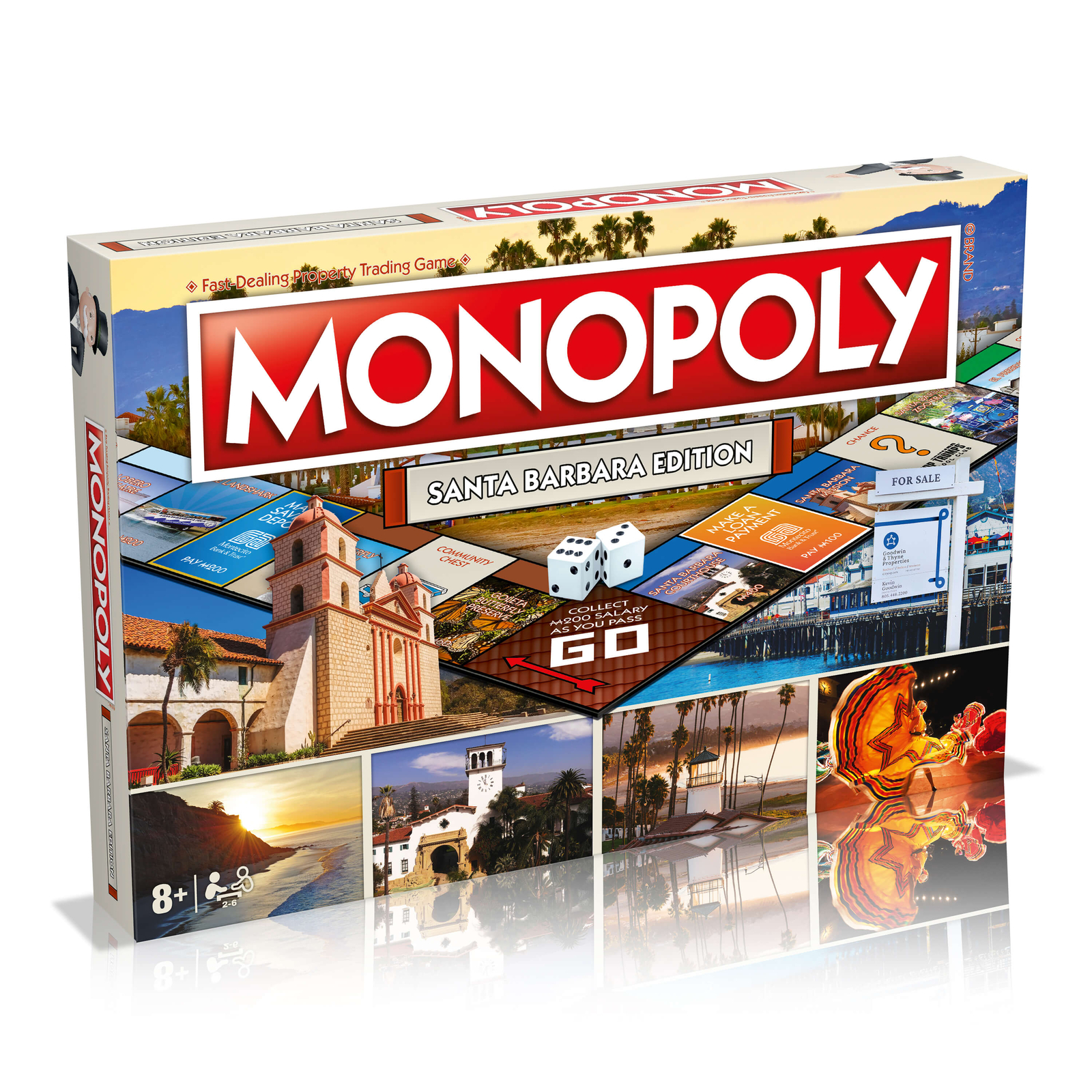 Santa Barbara Edition Monopoly Board Game – New & Sealed