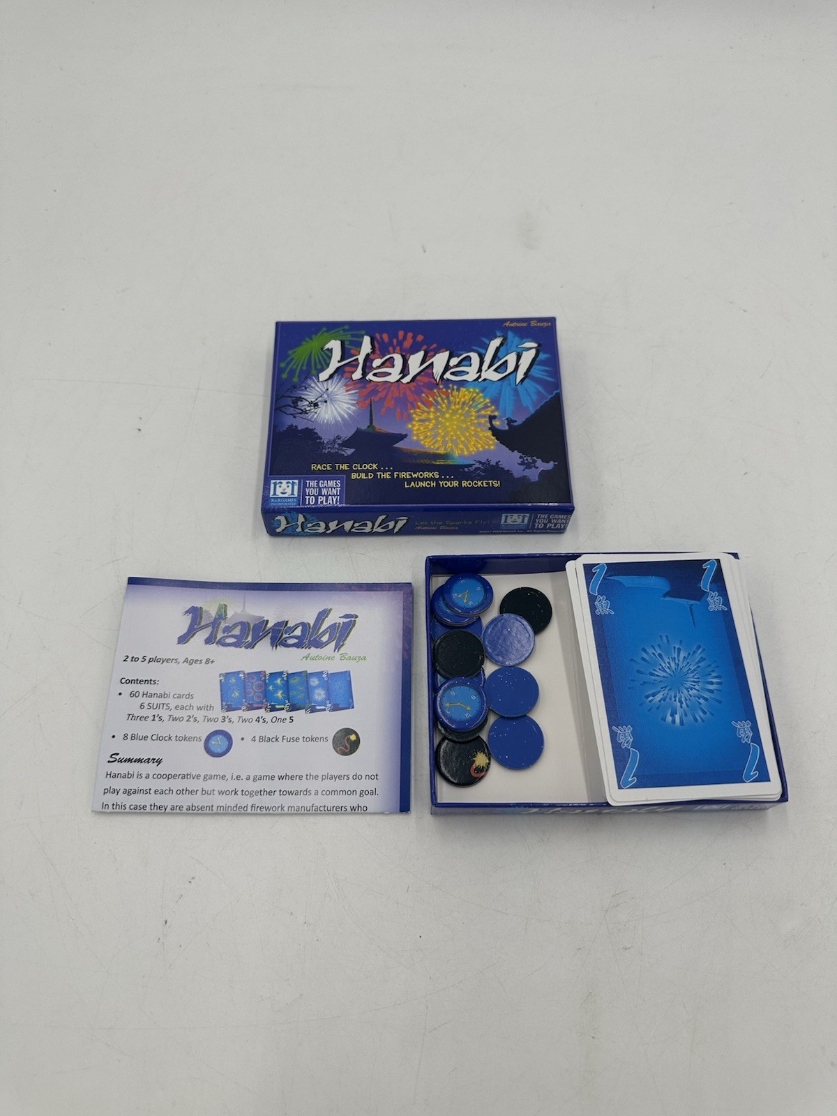 HANABI Fireworks Card Game AWARD WINNER Game Bauza 2017