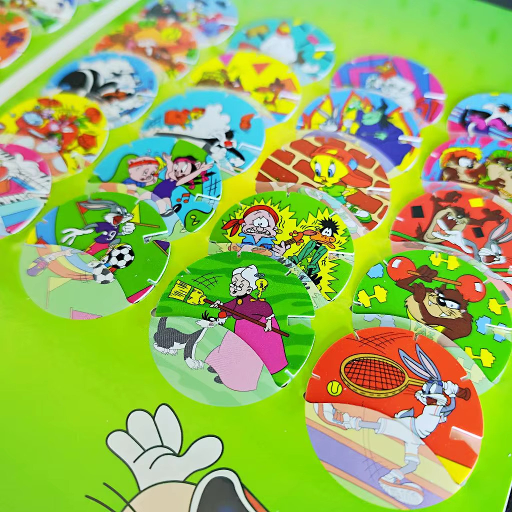 Looney Tunes Tazos (Complete 40/40) + Album (See the photos)