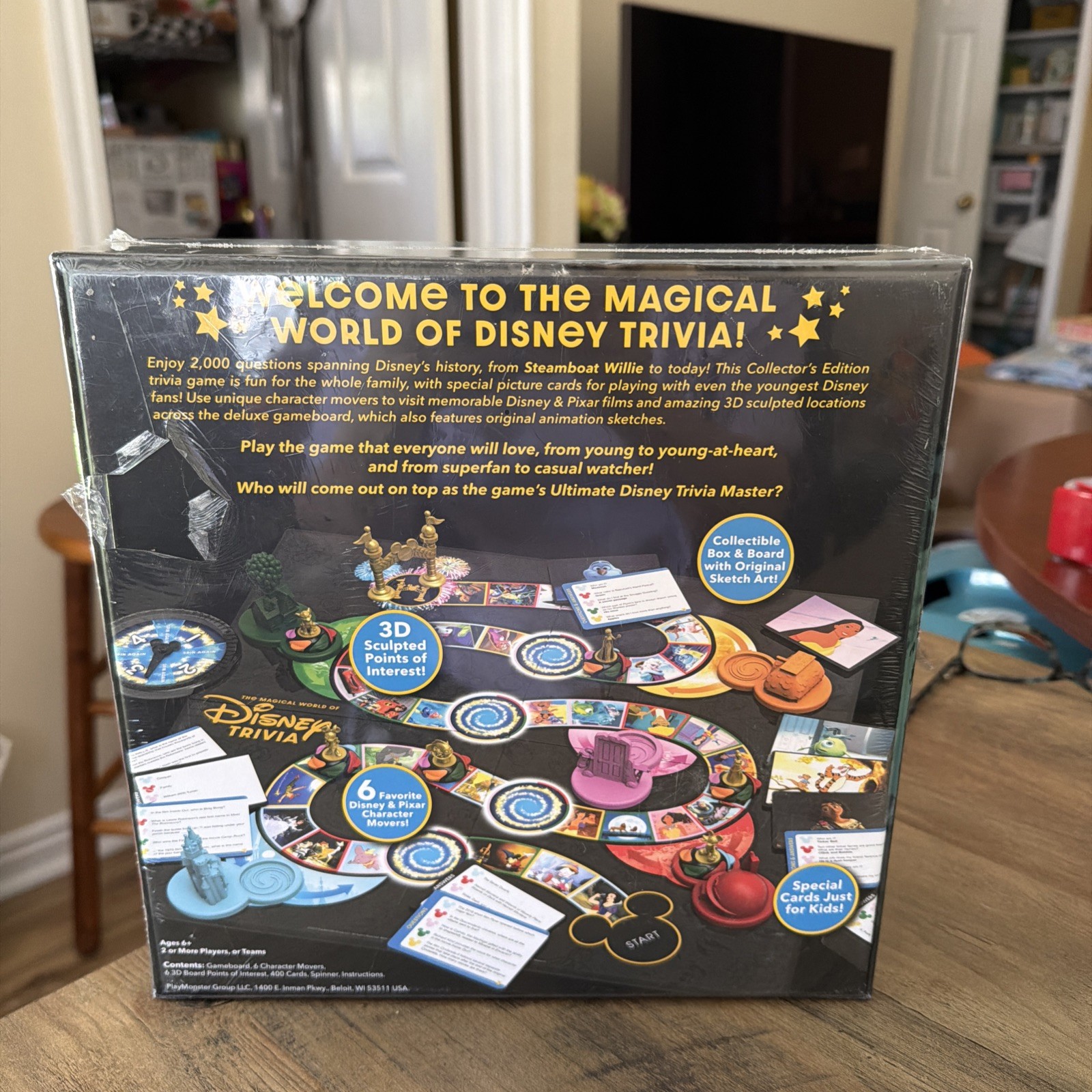 PlayMonster The Magical World of Disney Trivia Game – NIB (sealed)