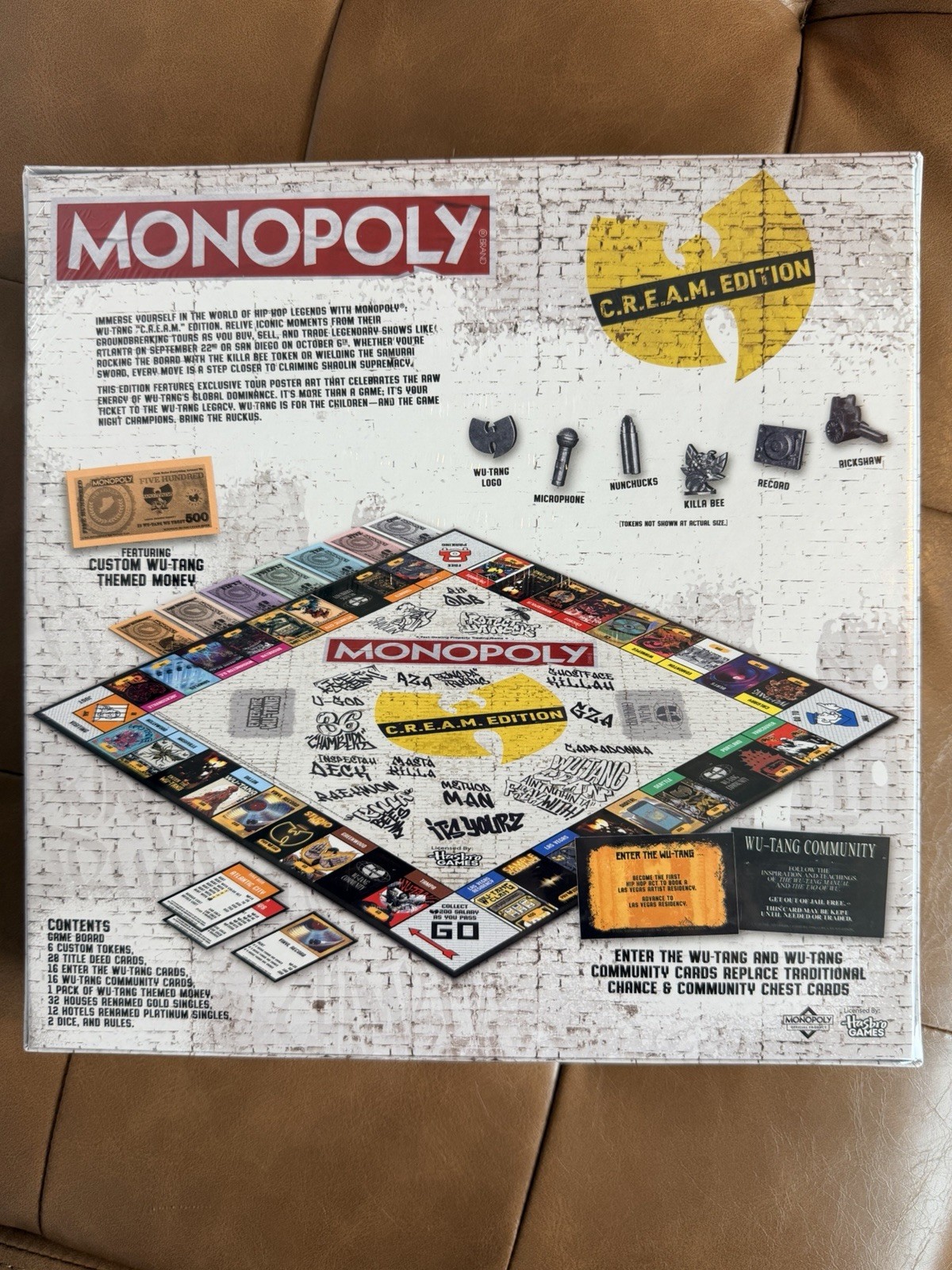 Wu Tang Clan Limited Edition Official Monopoly Board Game Sealed