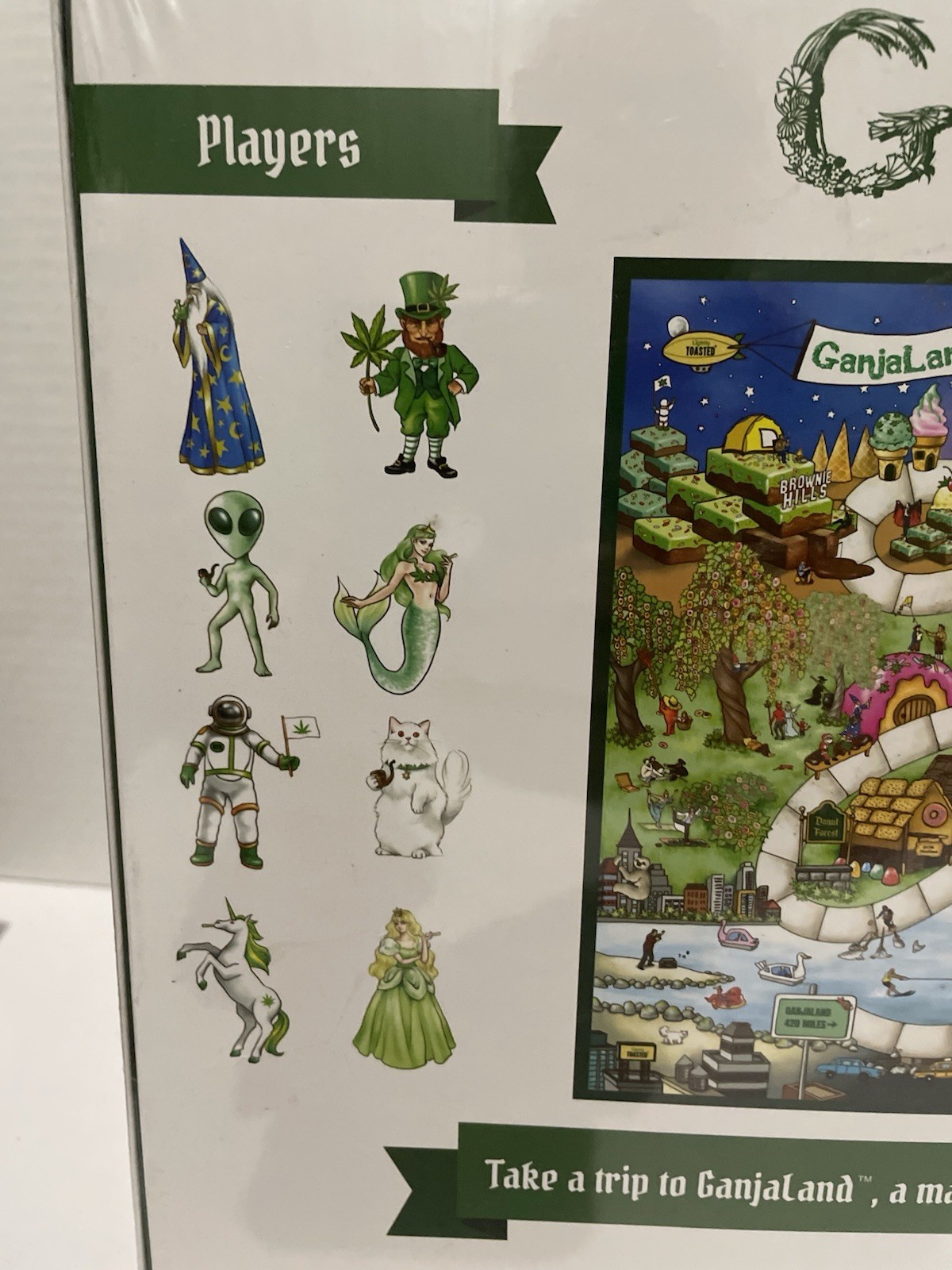 Ganjaland Board Game | An Epic Weed Adventure Adults Sealed
