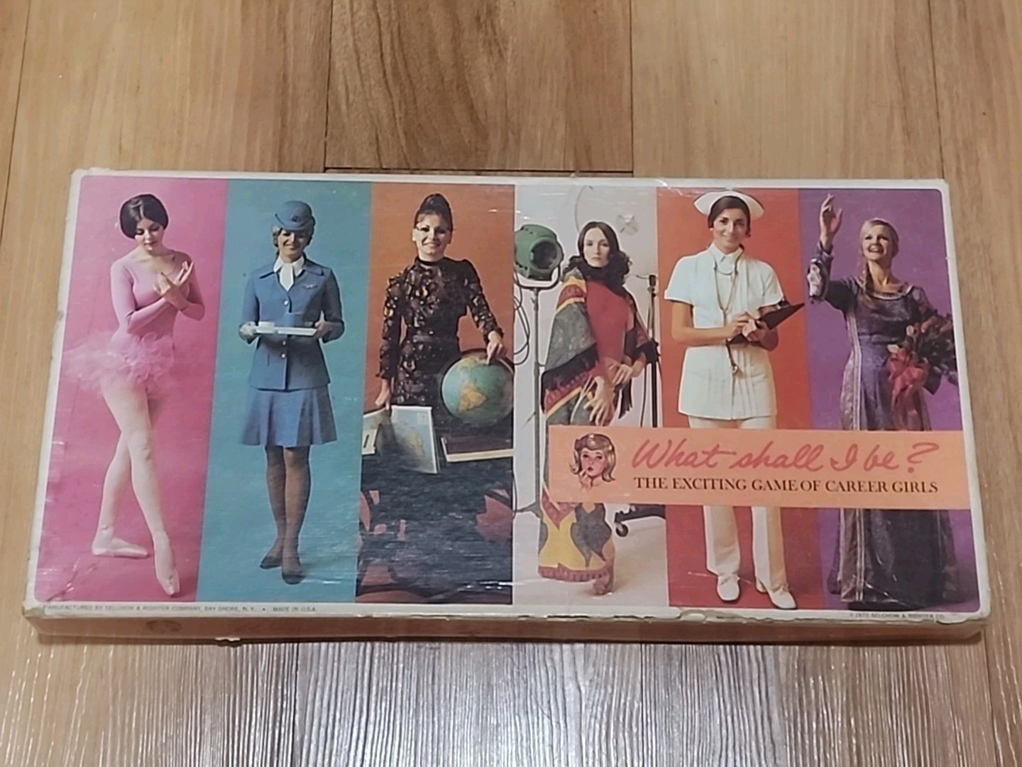 What Shall I Be? Board Game of Career Girls 1966, 1972 Selchow & Righter AS-IS
