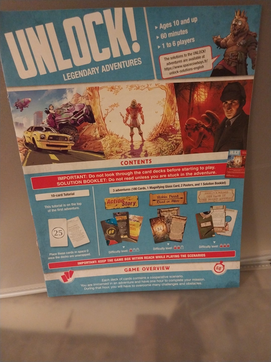 Unlock! Legendary Adventures – Cooperative Escape Room Board Game