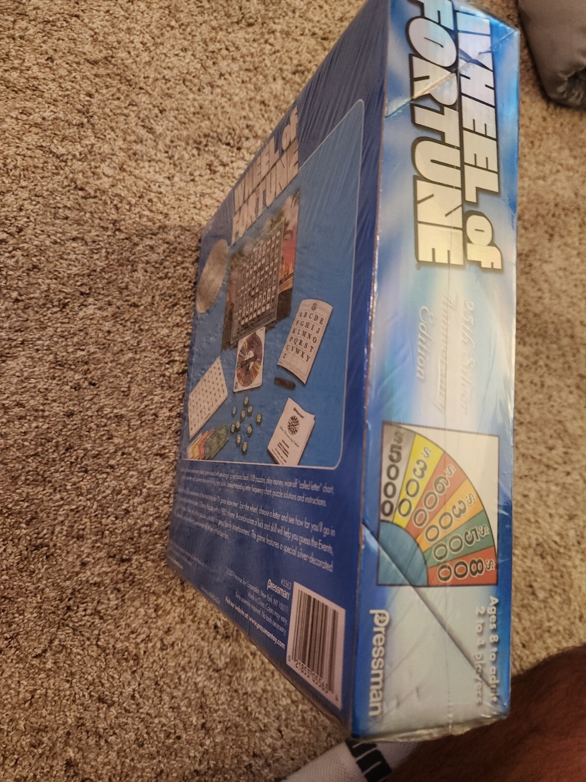 NEW Wheel of Fortune 25th Silver Anniversary Edition 2007 Pressman Sealed