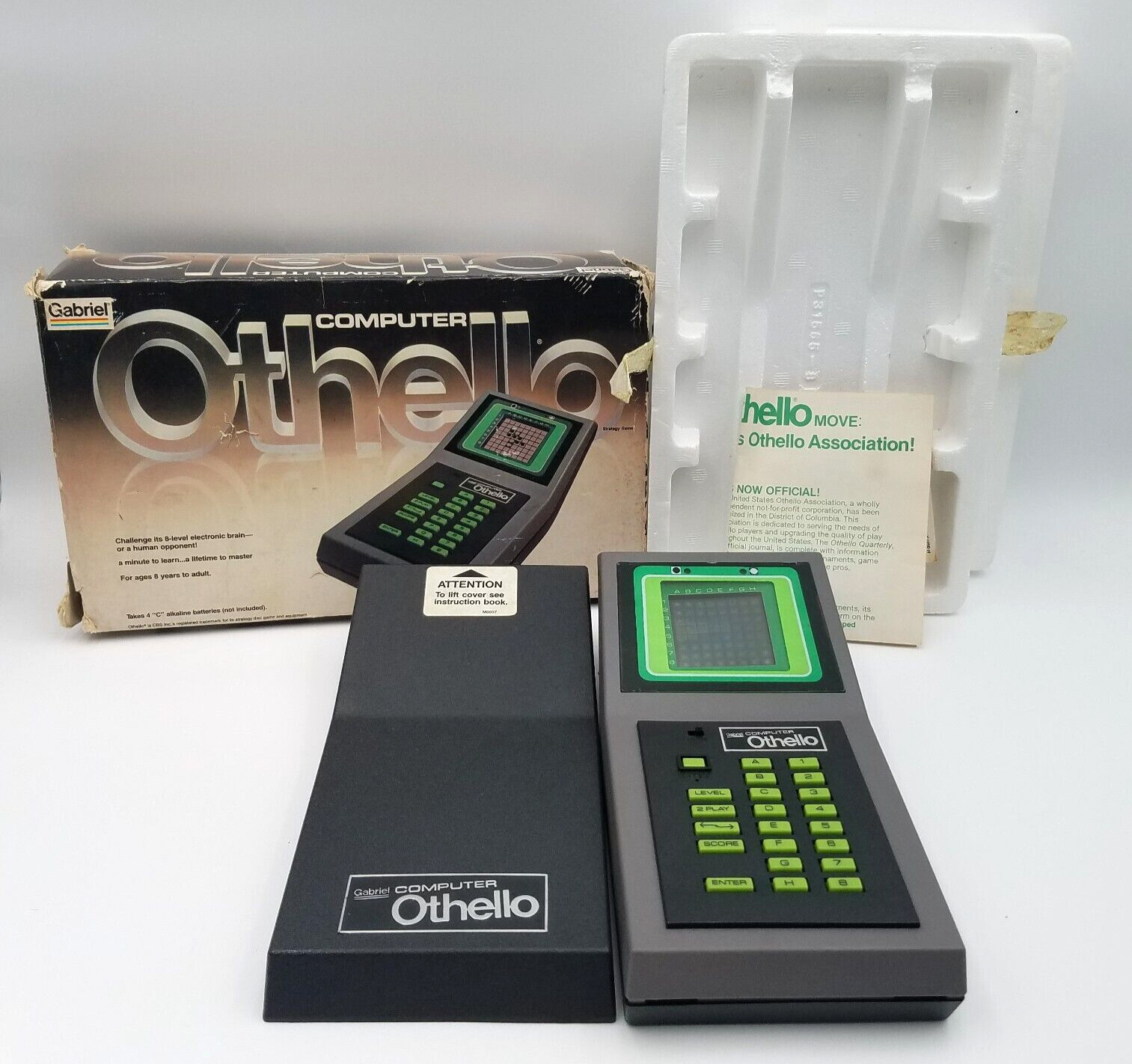 1980 Gabriel Computer Othello Strategy Game (Screen has Dead pixels)