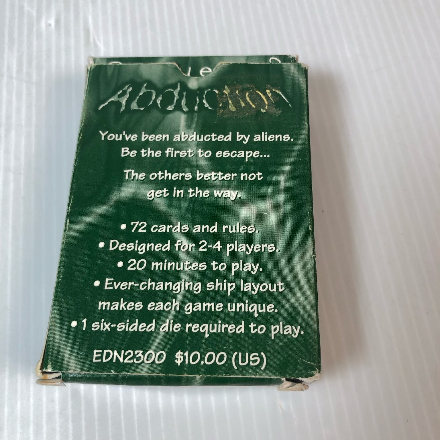 Abduction Eden Games Card Game EDN2300 Vintage 90s Alien Card Game