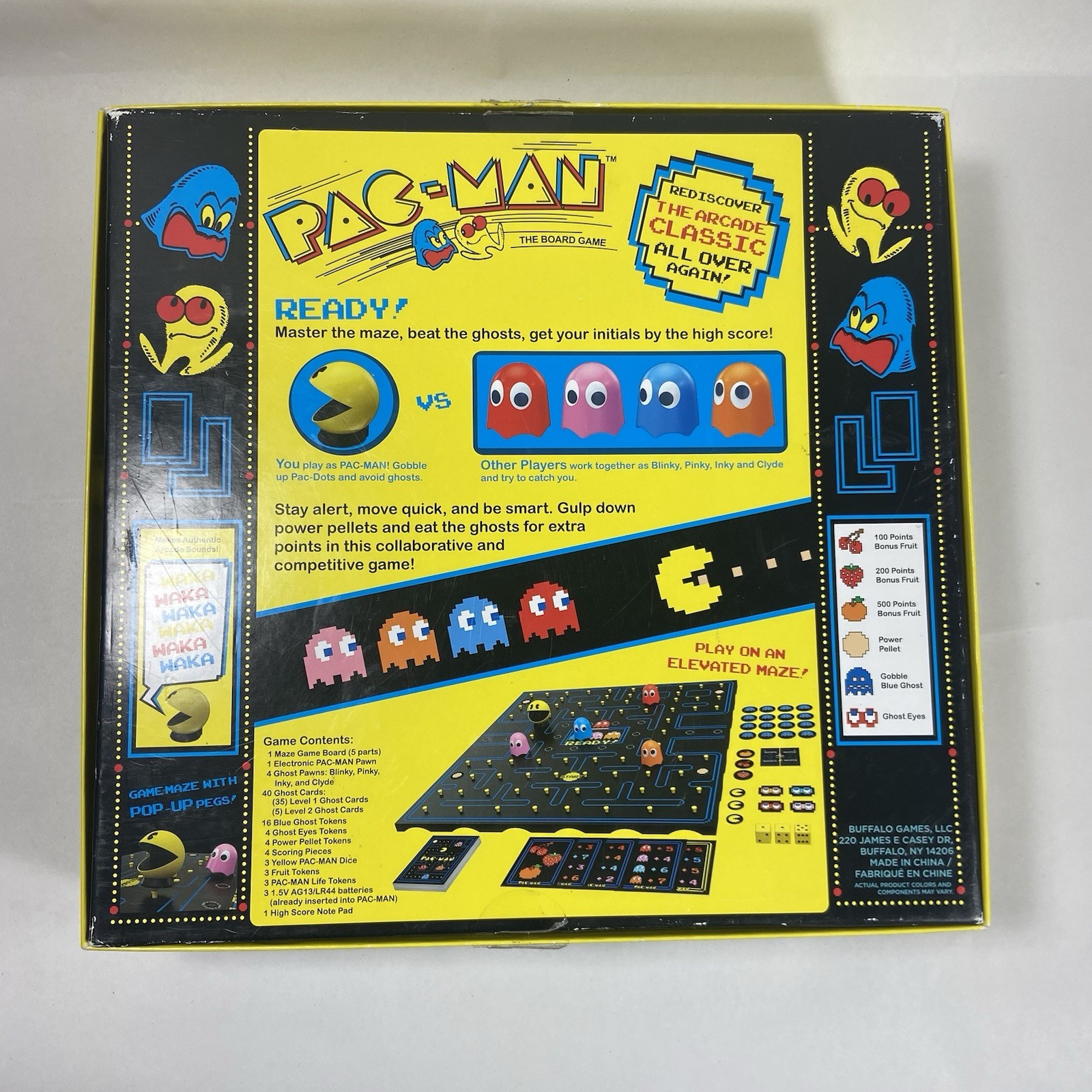 Pac Man The Board Game Classic Arcade Table Top Game Complete Great Condition