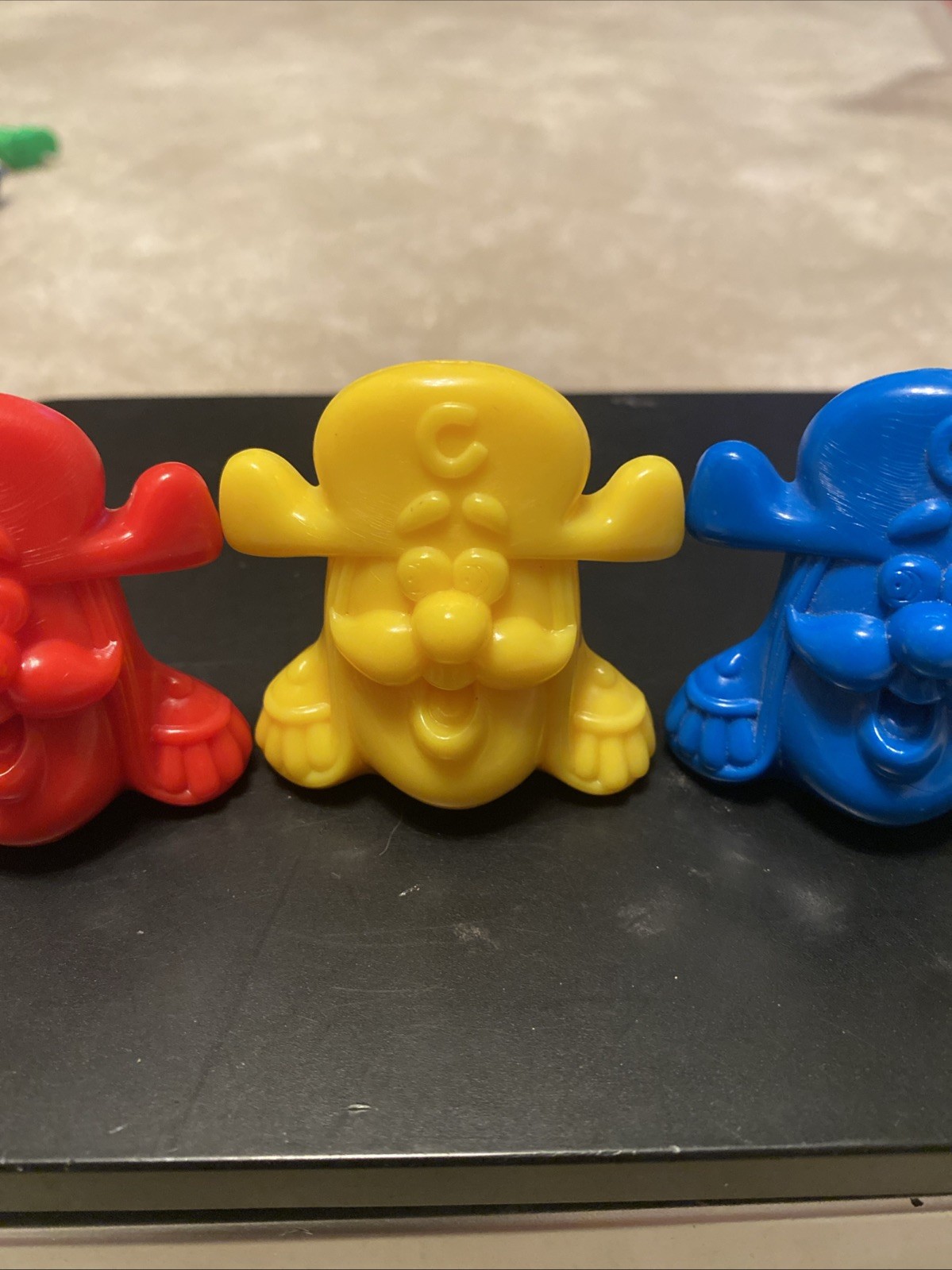 Gogo’s Crazy Bones – Cap’n Crunch (Yellow, Blue, Red) Complete Set Of 3 Original