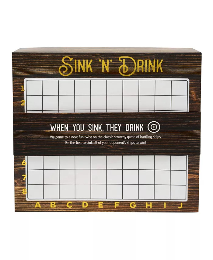 Drinking Board Game Shots Party Game w/ Dry Erase Markers 2 Player