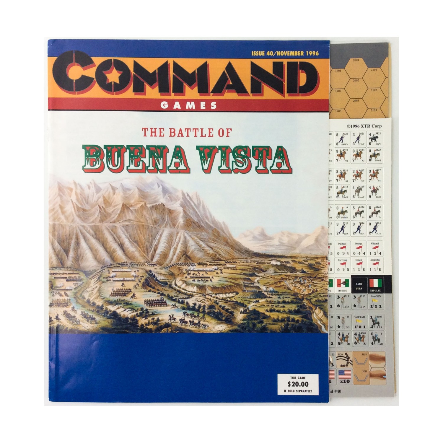 XTR Command Magazine Game Only Battle of Buena Vista Bag VG