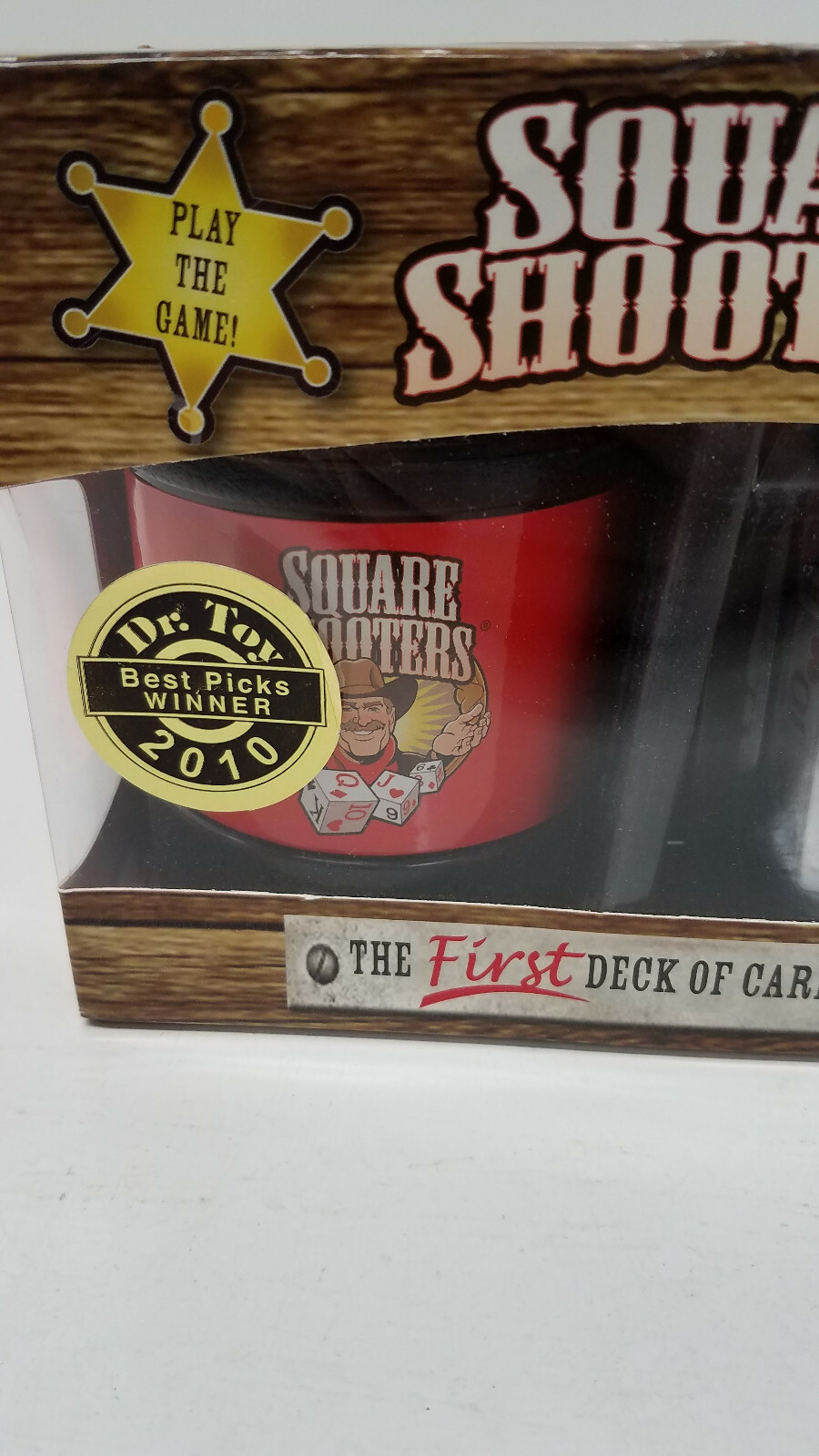 NIB Square Shooters Deluxe – The First Deck of Cards on Dice Game by Heartland