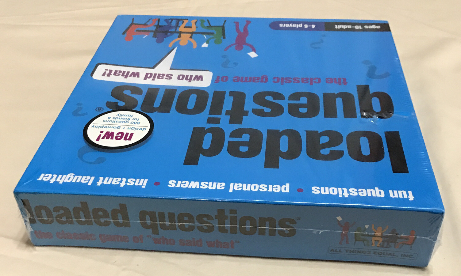 Loaded Questions Classic Family & Party Board Game Trivia 4-6 players New Sealed