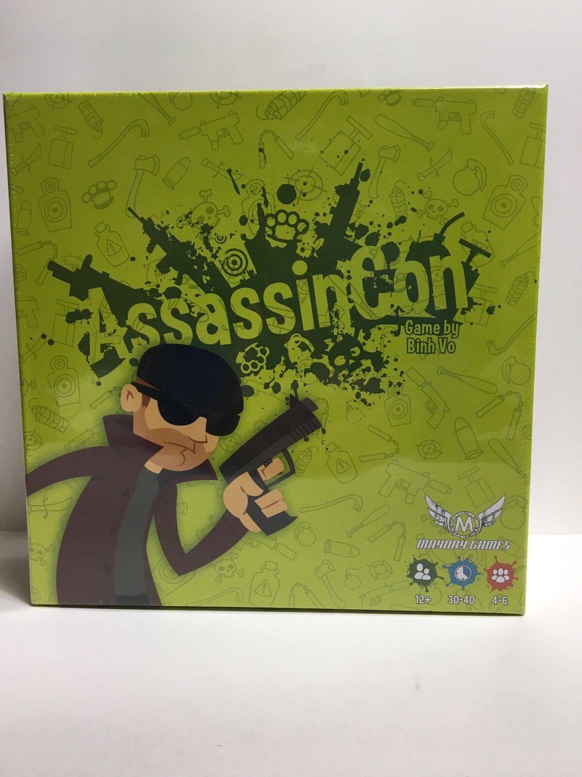 Mayday Games AssassinCon Cloak And Dagger Board Game Strategy Skill
