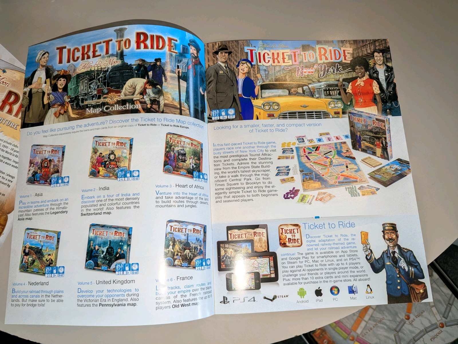 Ticket To Ride 15th Anniversary special Edition Days of Wonder Complete, sleeve