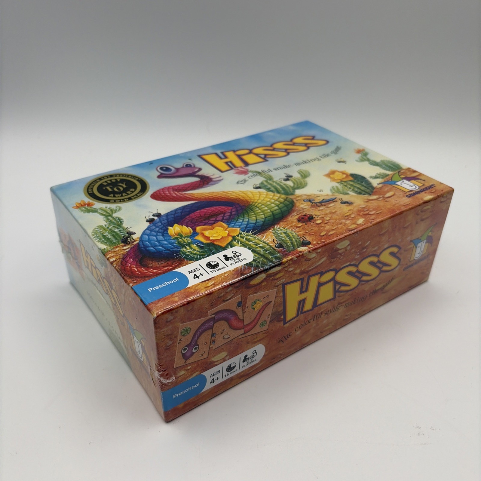 New. HISSS The Colorful Snake Making Tile Matching Game Gamewright. New. Sealed.