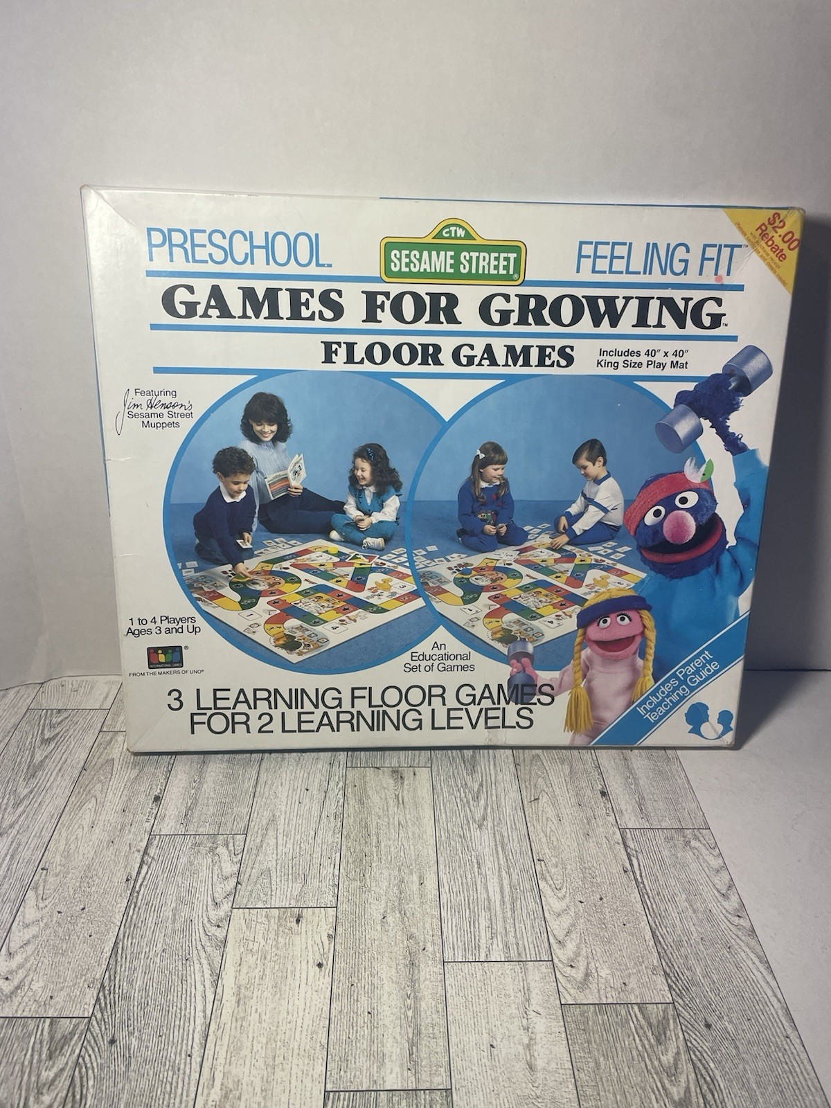 Sesame Street Games For Growing Preschool Floor Game Feeling Fit