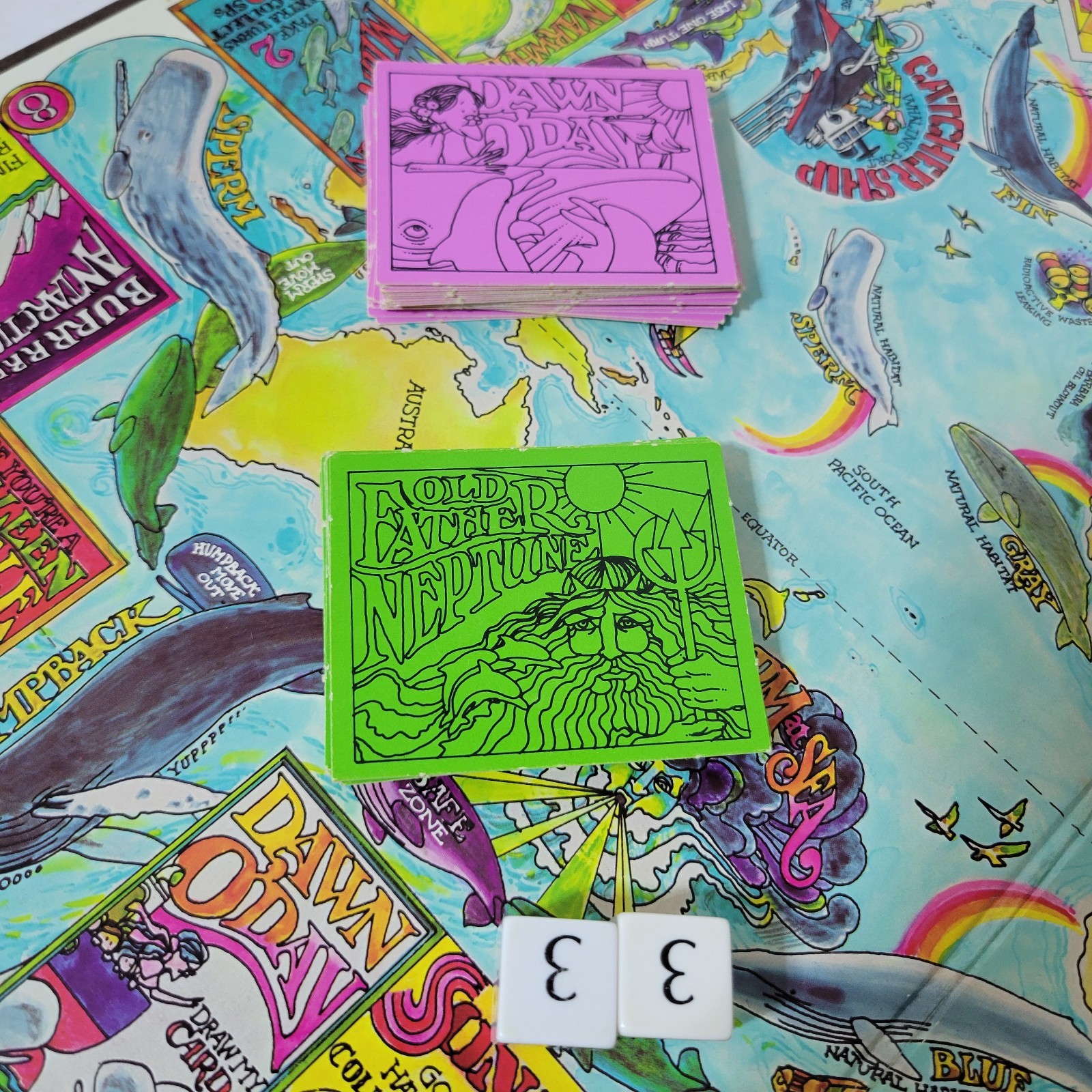 Vintage Animal Town Game Co Save The Whales Board Game 1978