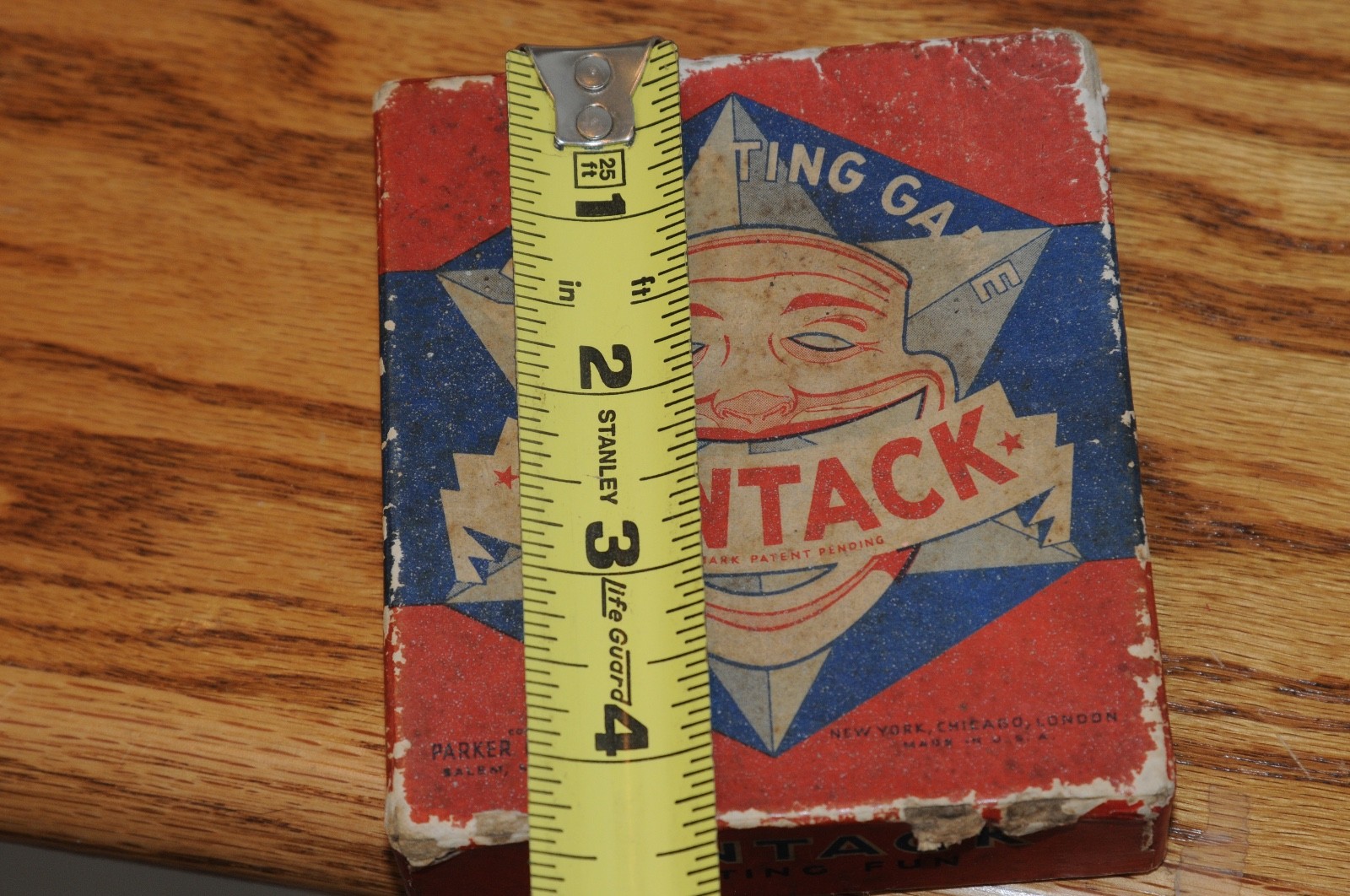 1939 Vintage Antique Parker Brothers Contack Game Exiting Fun Traditional Game*