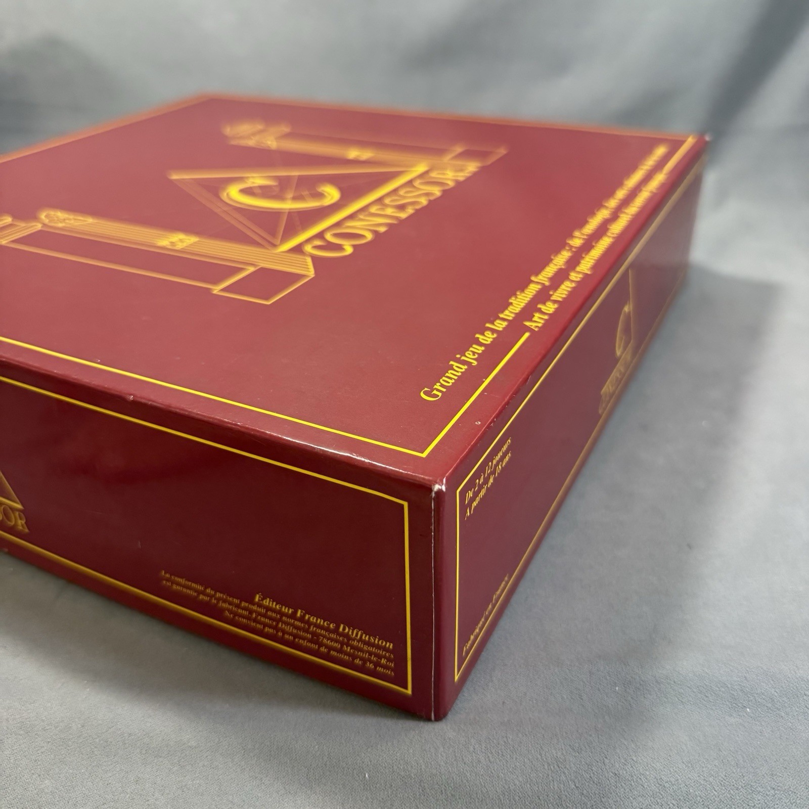 Vintage 1993 French Culture Trivia Board Game CONESSOR – Unplayed Sealed Content