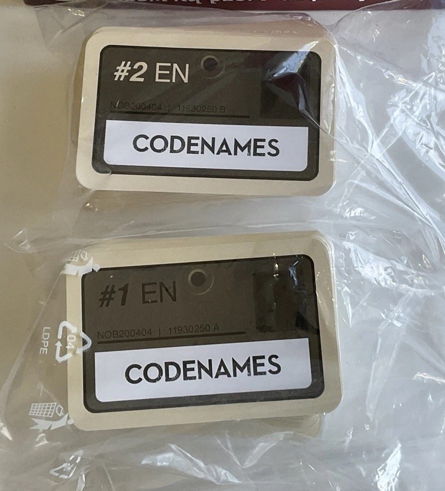 Czech Games Edition – Codenames Card Game COMPLETE