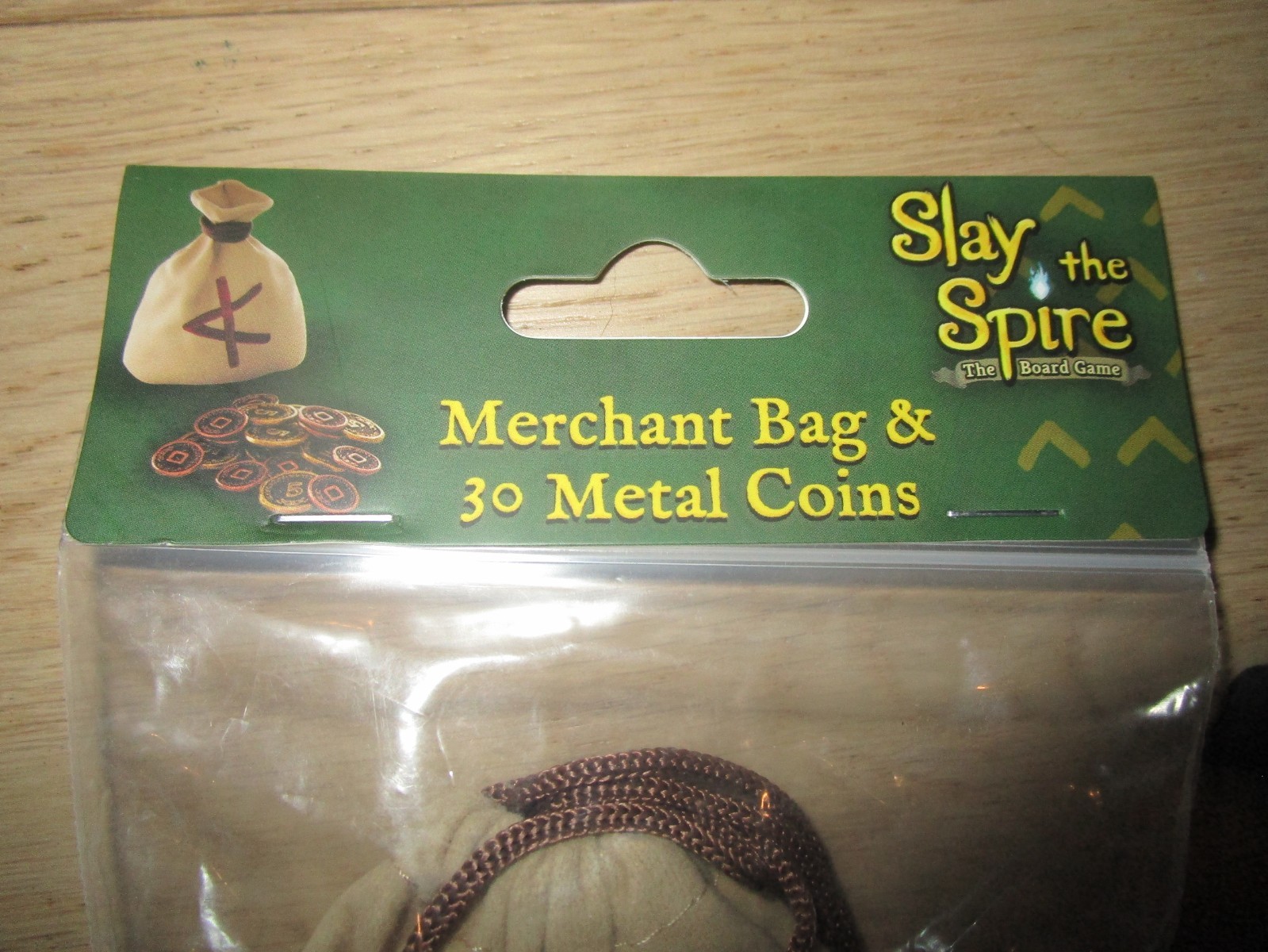 Slay the Spire The Board Game Kickstarter Exclusive Merchant Bag & Metal Coins
