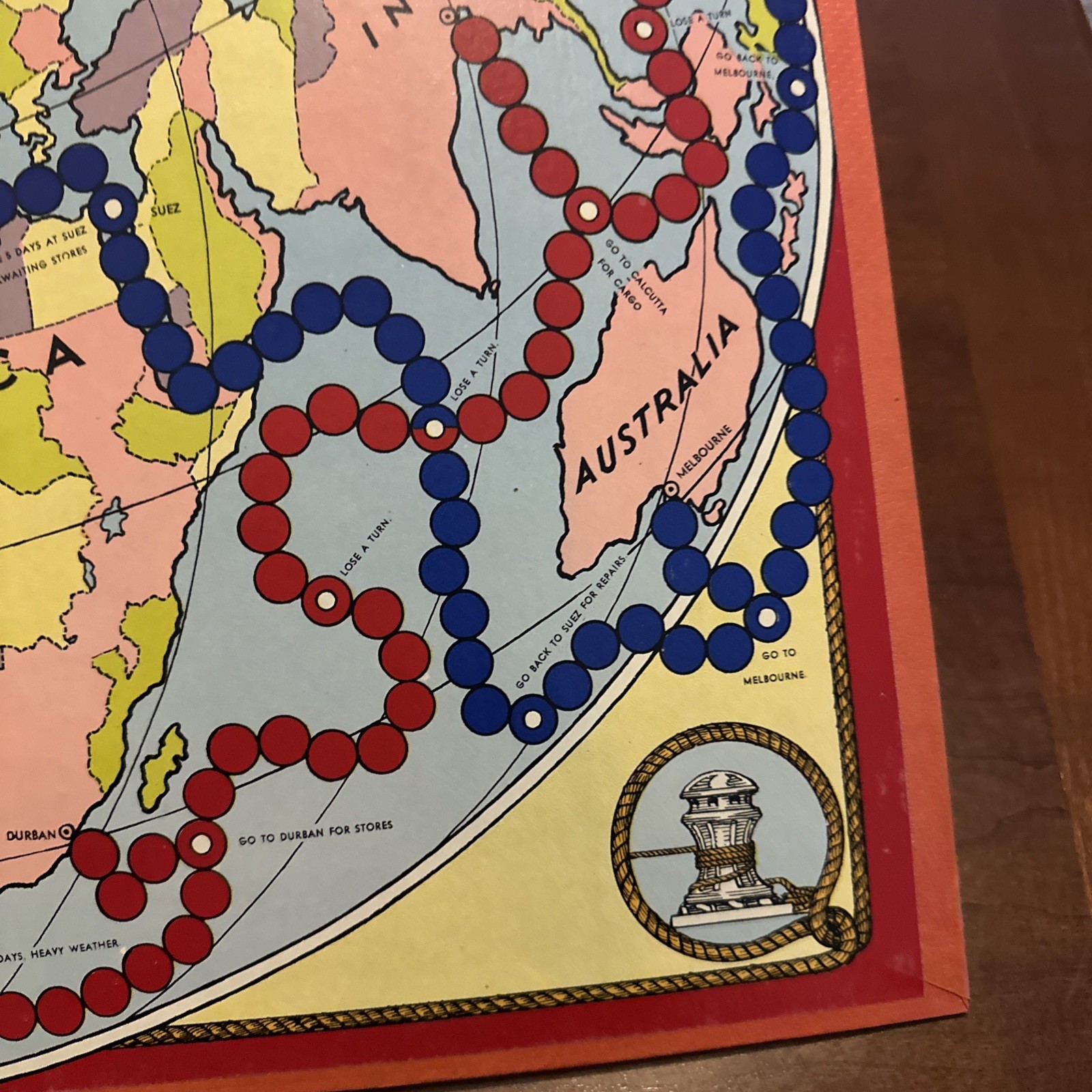 Saml Gabriel Sons & Co Clipper Race Game Rare Vintage