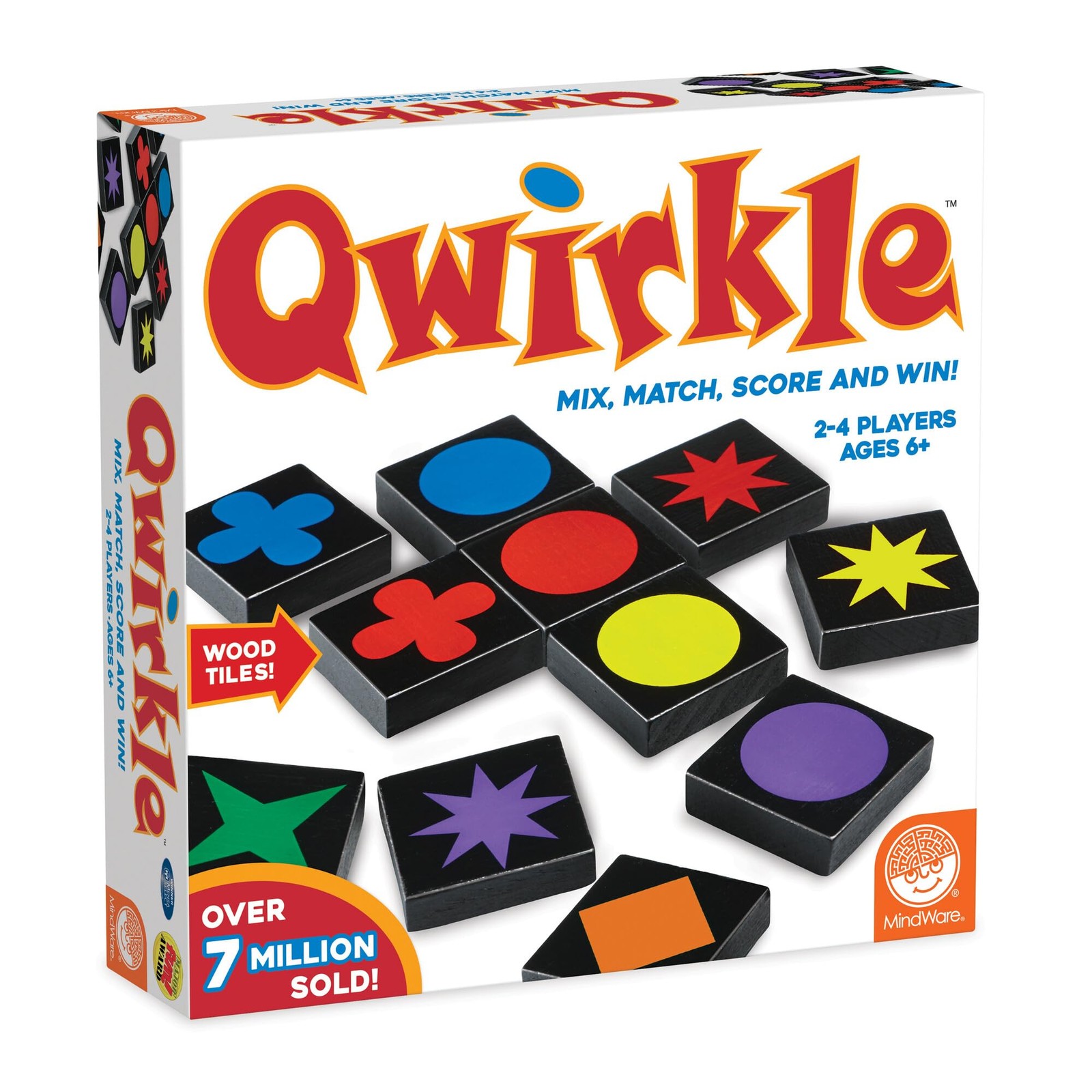 Mindware | Qwirkle UK Edition | Board Game | Ages 6+ | One Size, Multicolor