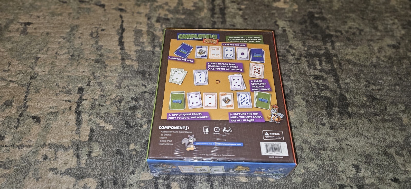 Completely Nuts Fast Paced Party Game. Brand New Factory Sealed!!