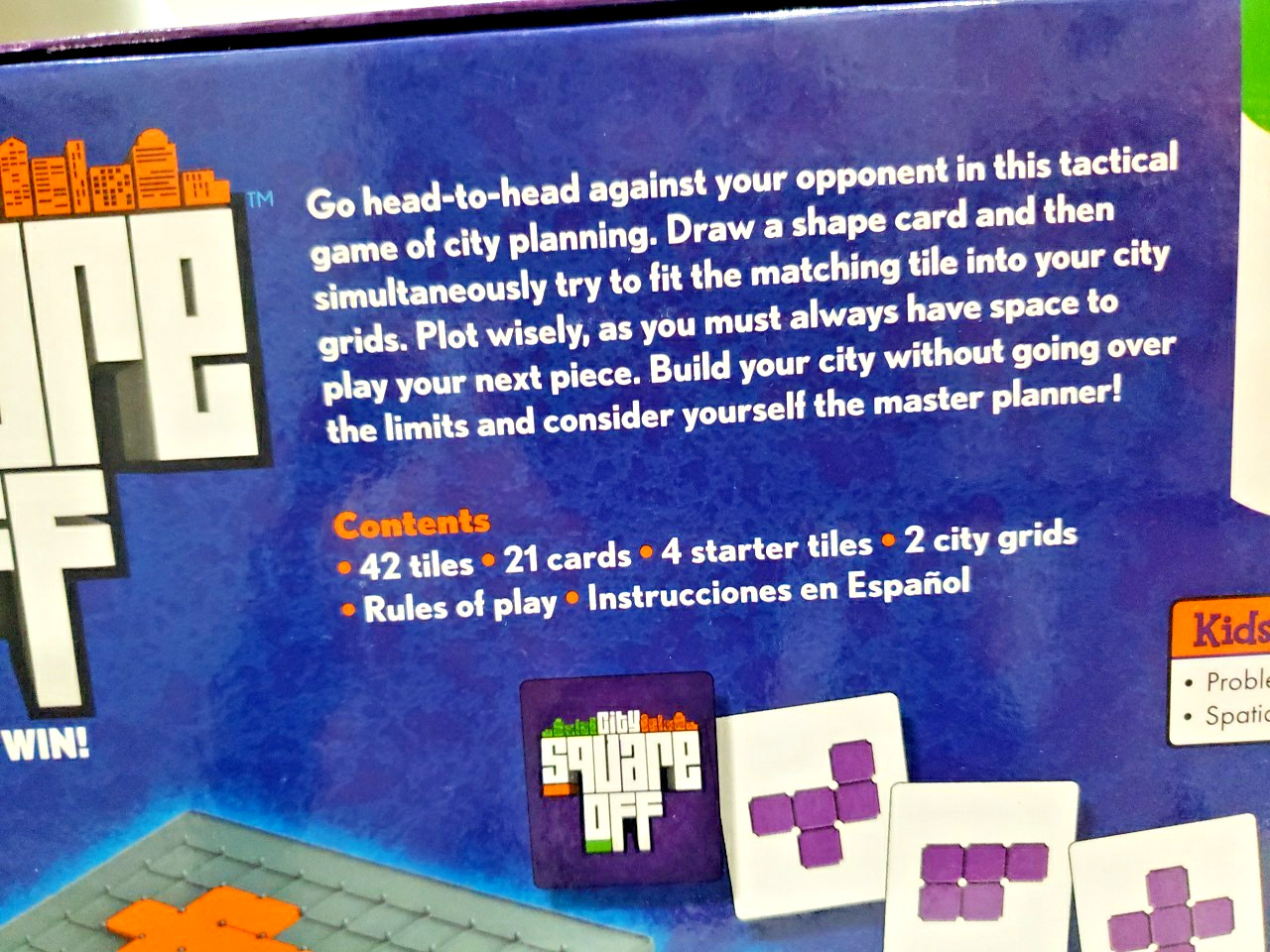 City Square Off Board Game Plan To Win 2011 Gamewright Game Age 8+ Complete EUC