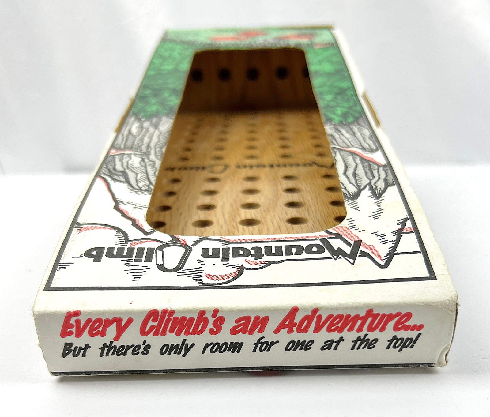 NEW VTG Mountain Climb Game – Wood Peg Board Strategy Channel Craft Made in USA