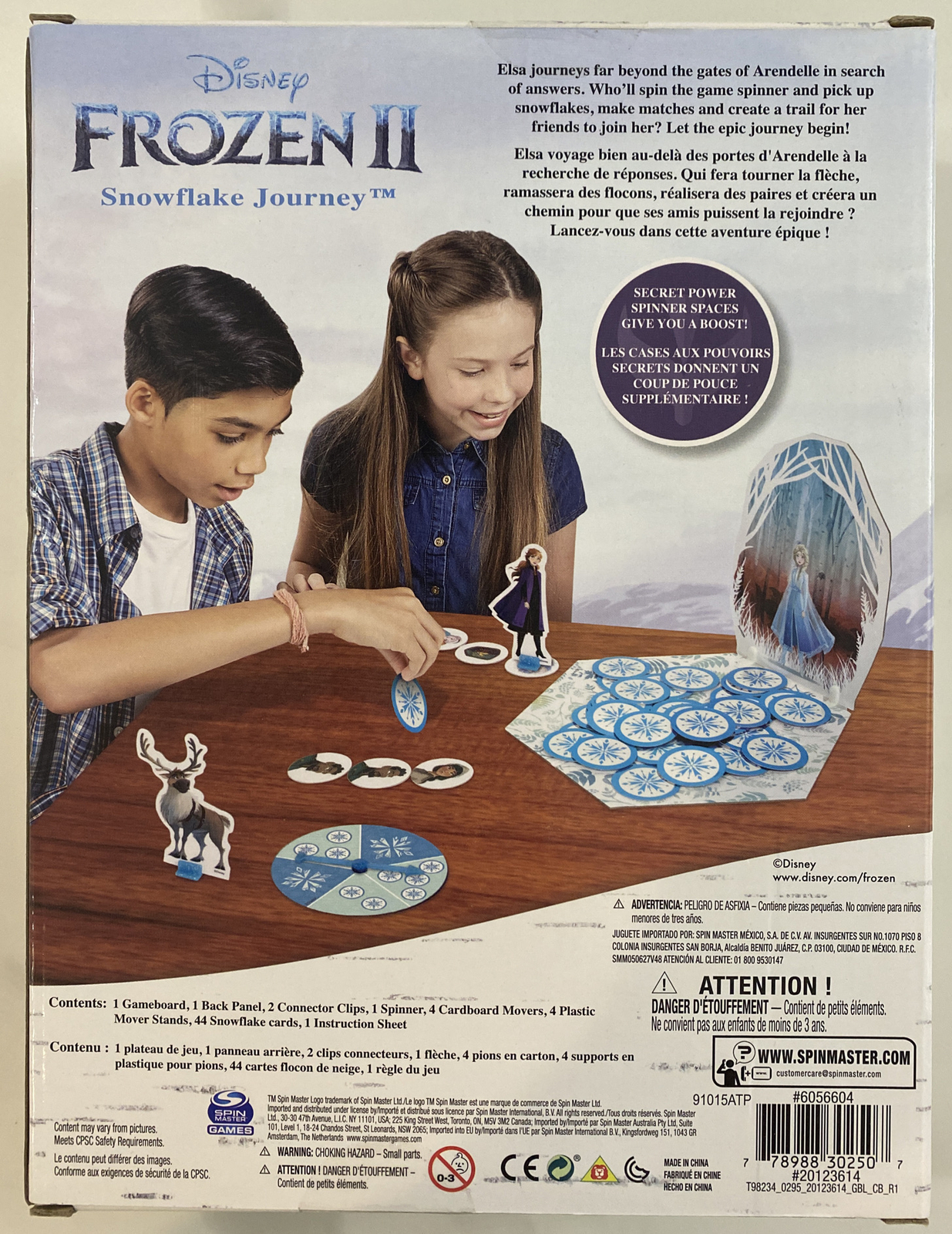 Spin Master Games Frozen 2 Snowflake Journey Matching Game for Kids