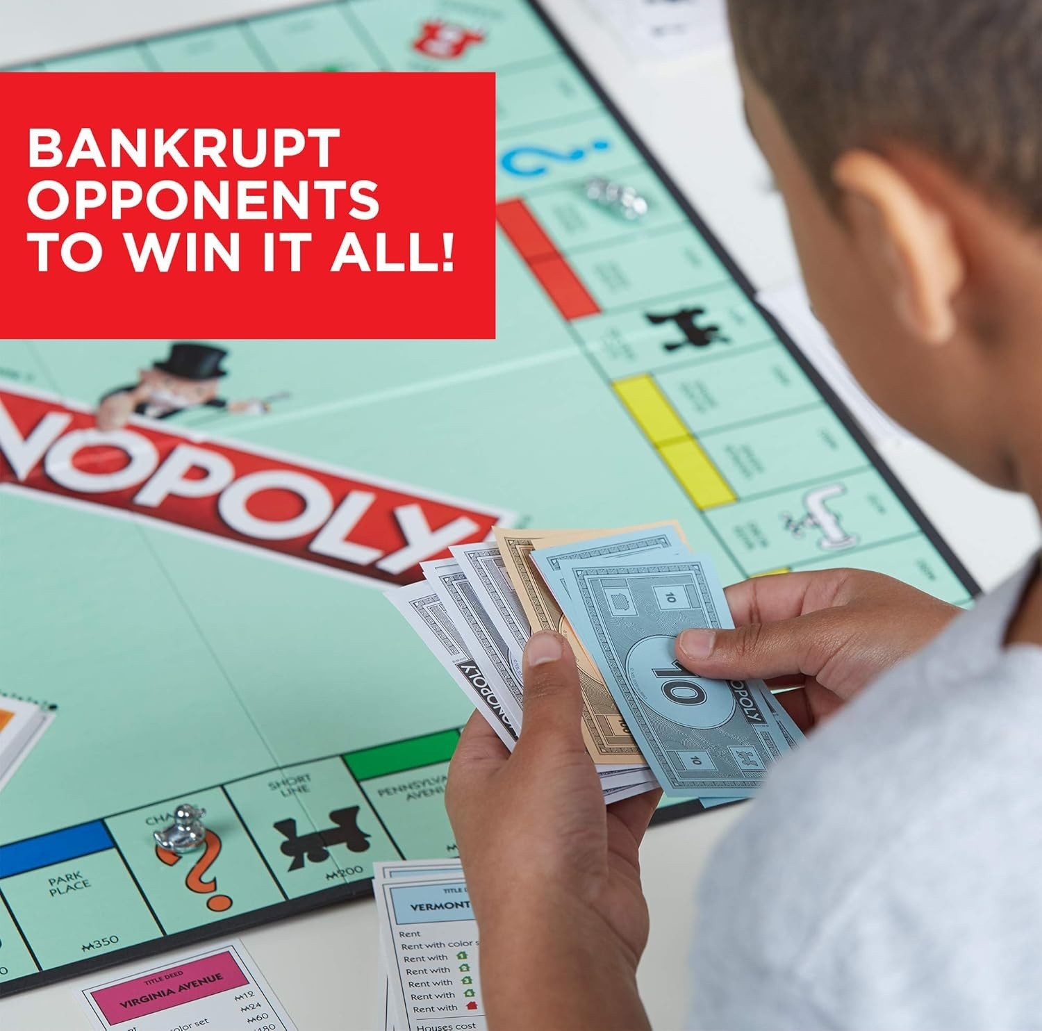 Monopoly Game Family Board Games for 2 to 6 Players 8+ Hasbro Buy Sell Dream