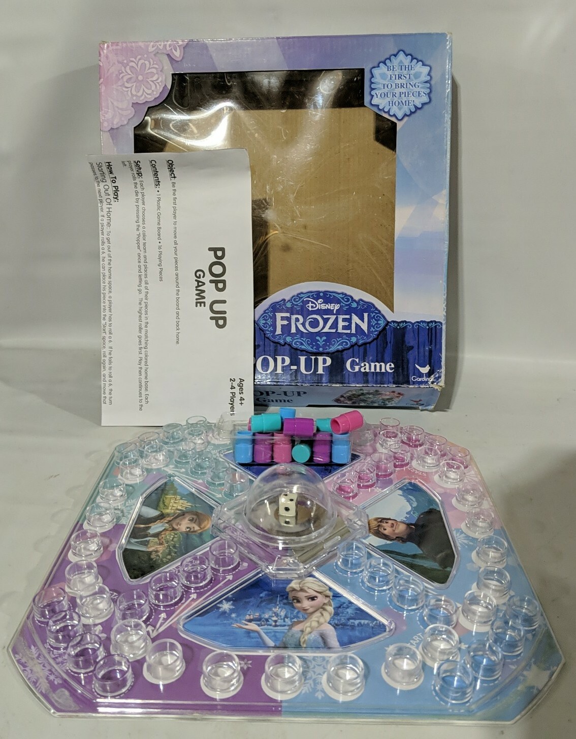 Disney Frozen Pop-Up Game. Elsa Anna Olaf Kristoff Family Fun Game 2-4 Players